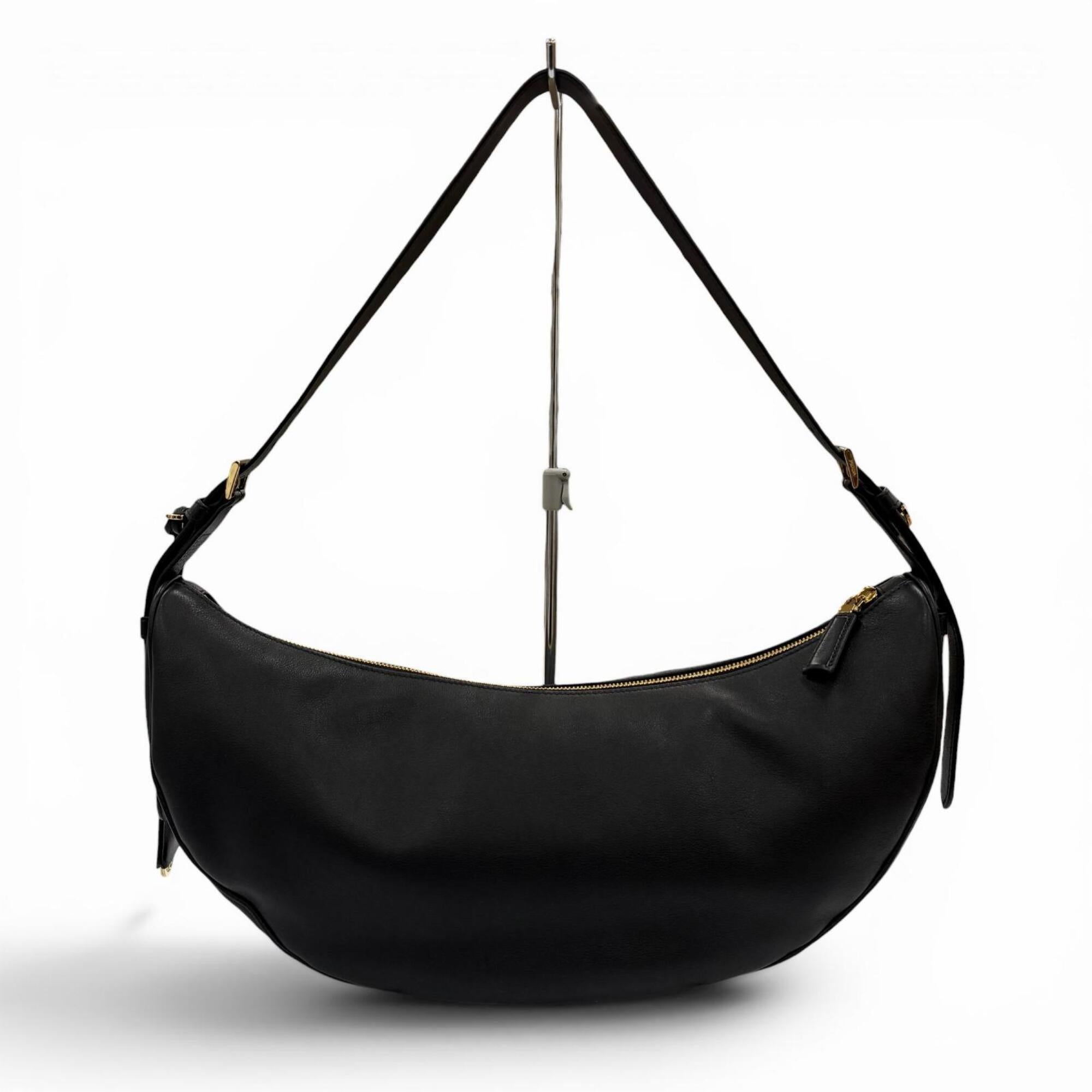 Prada Black Leather Shoulder Bag (Pre-Owned)