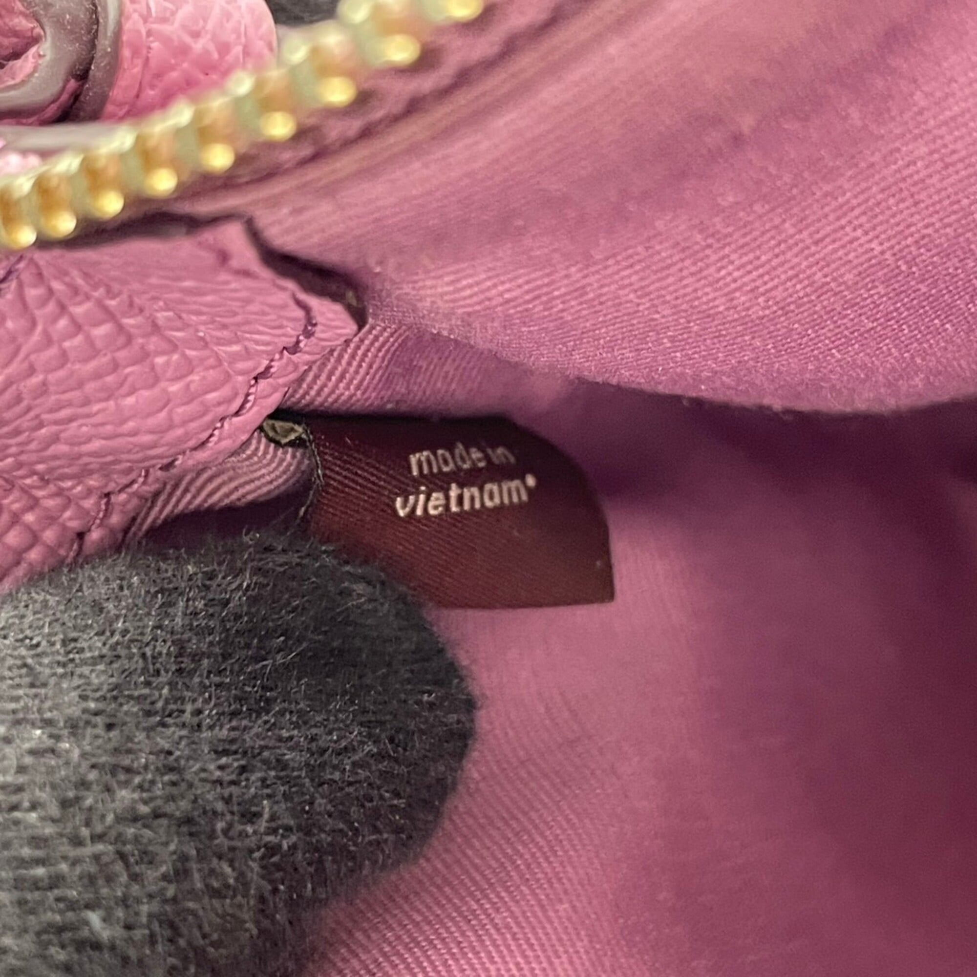 Coach Light Purple Leather Canvas Shoulder Bag (Pre-Owned)