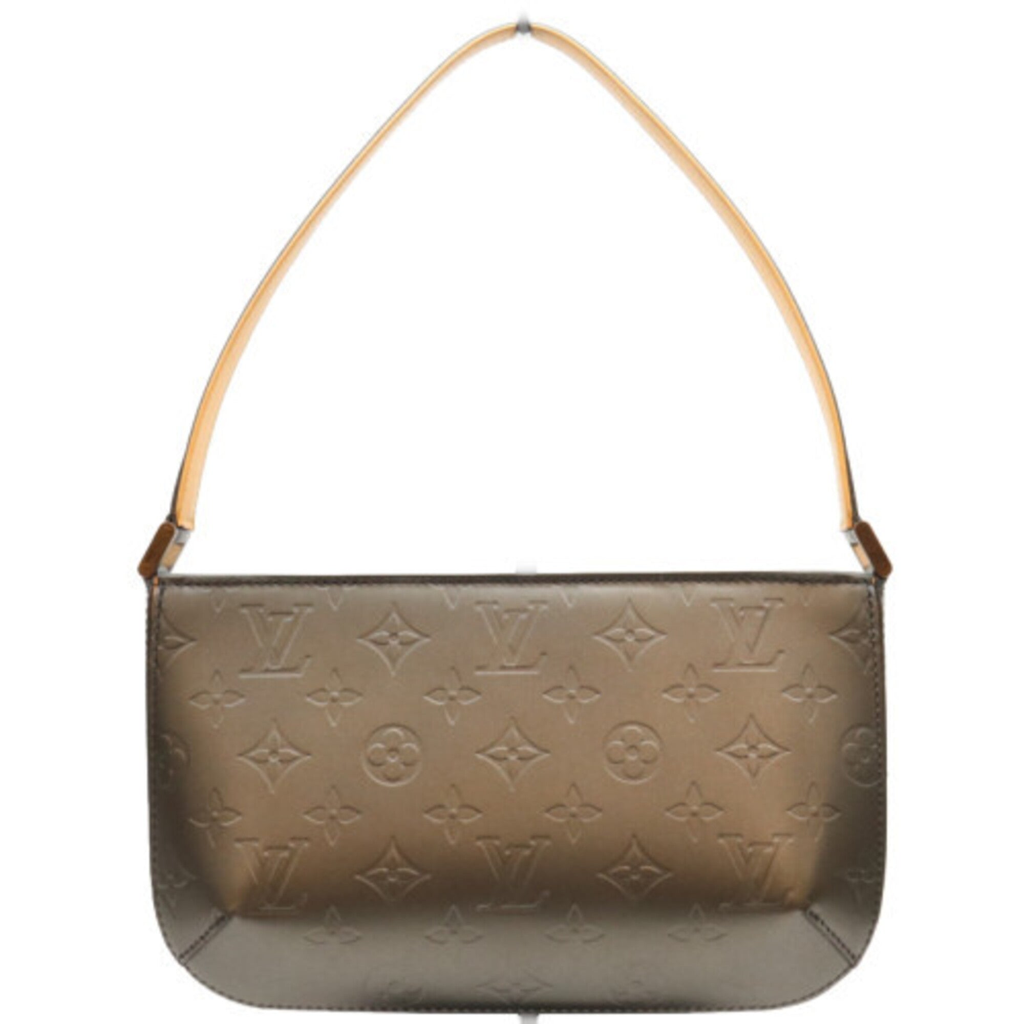 Louis Vuitton Black Monogram Mat Shoulder Bag (Pre-Owned)