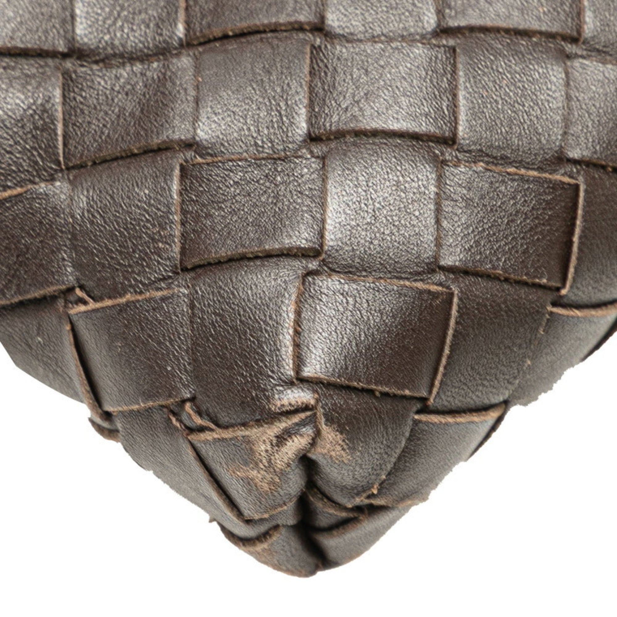 Bottega Veneta Brown Leather Shoulder Bag (Pre-Owned)