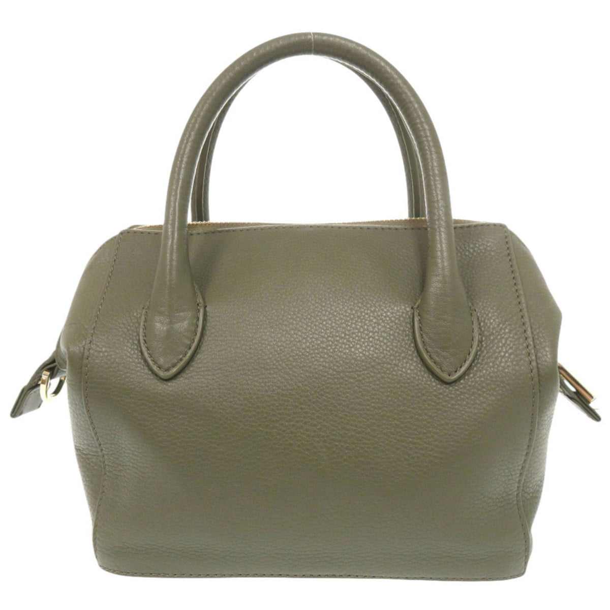 Tory Burch Green Leather Handbag Shoulder Bag (Pre-Owned)