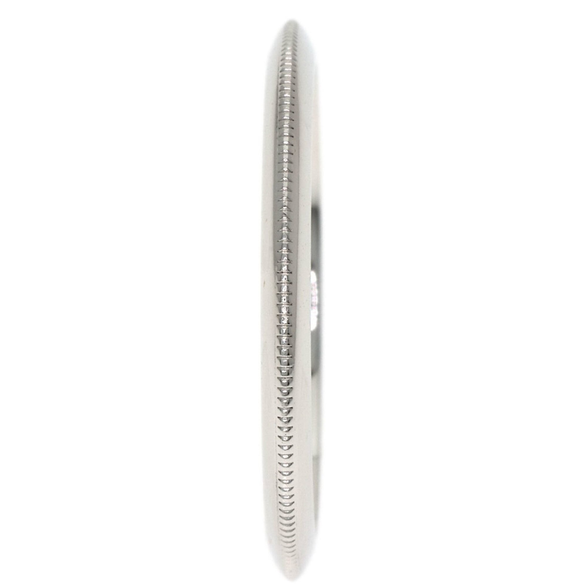 Tiffany Platinum Platinum 950 Band Ring (Pre-Owned)