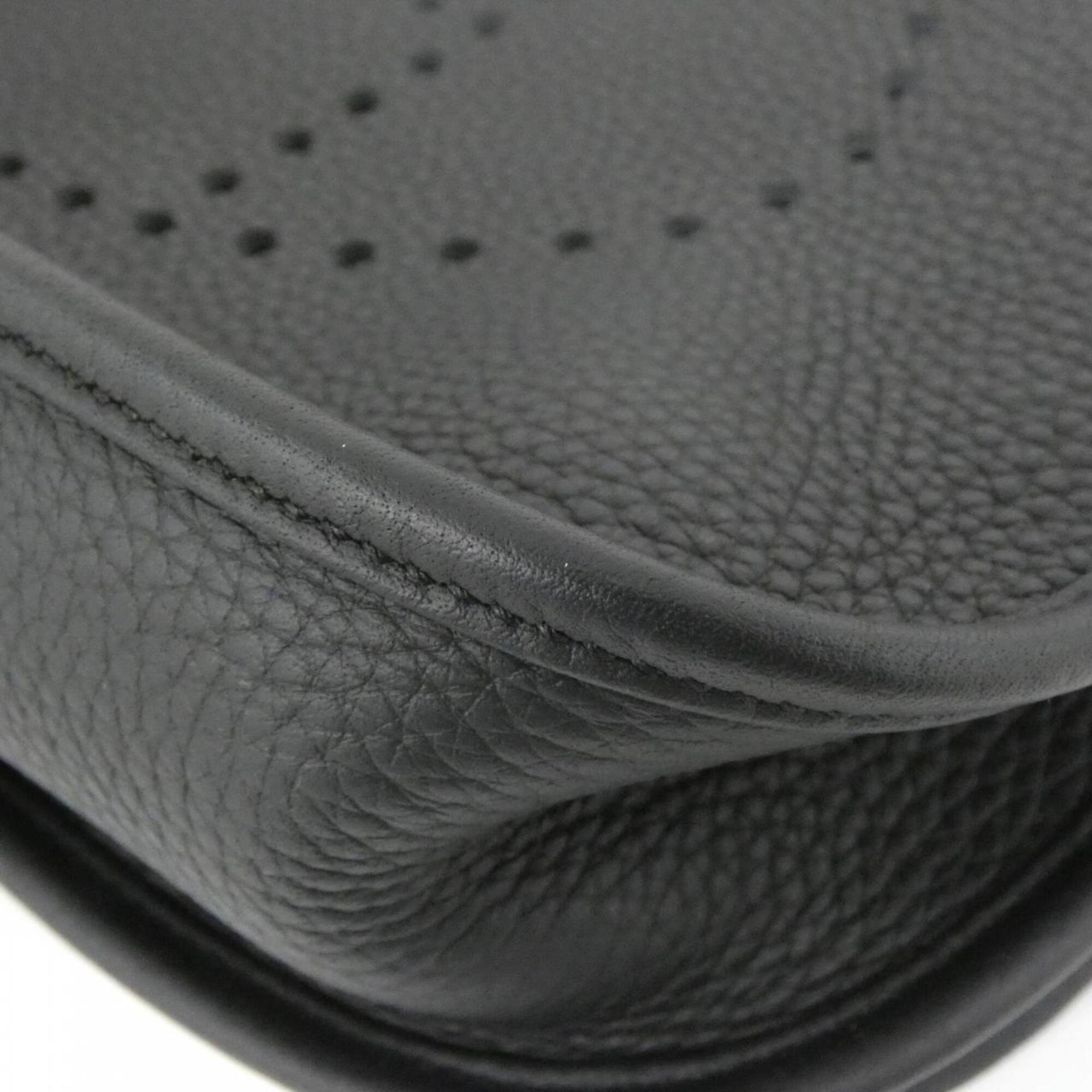 Hermes Black Taurillon Clemence Leather Shoulder Bag (Pre-Owned)
