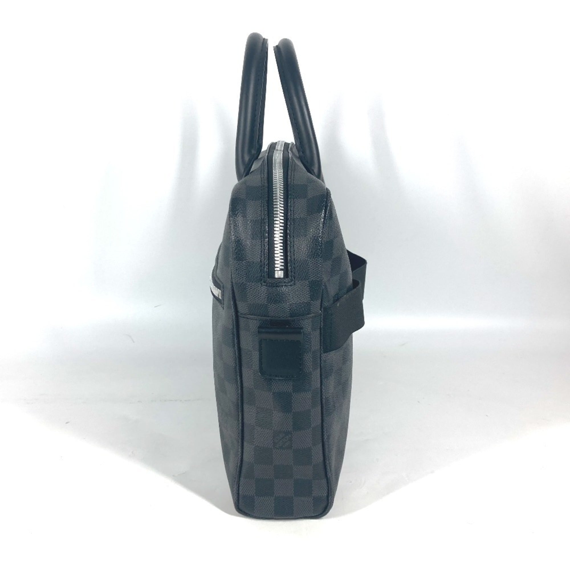 Louis Vuitton Black Damier Graphite Handbag Tote Bag (Pre-Owned)