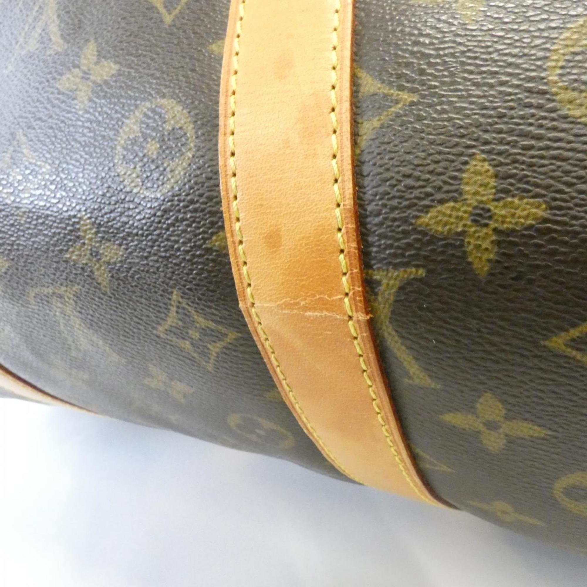 Louis Vuitton Brown Coated Canvas Boston Bag (Pre-Owned)