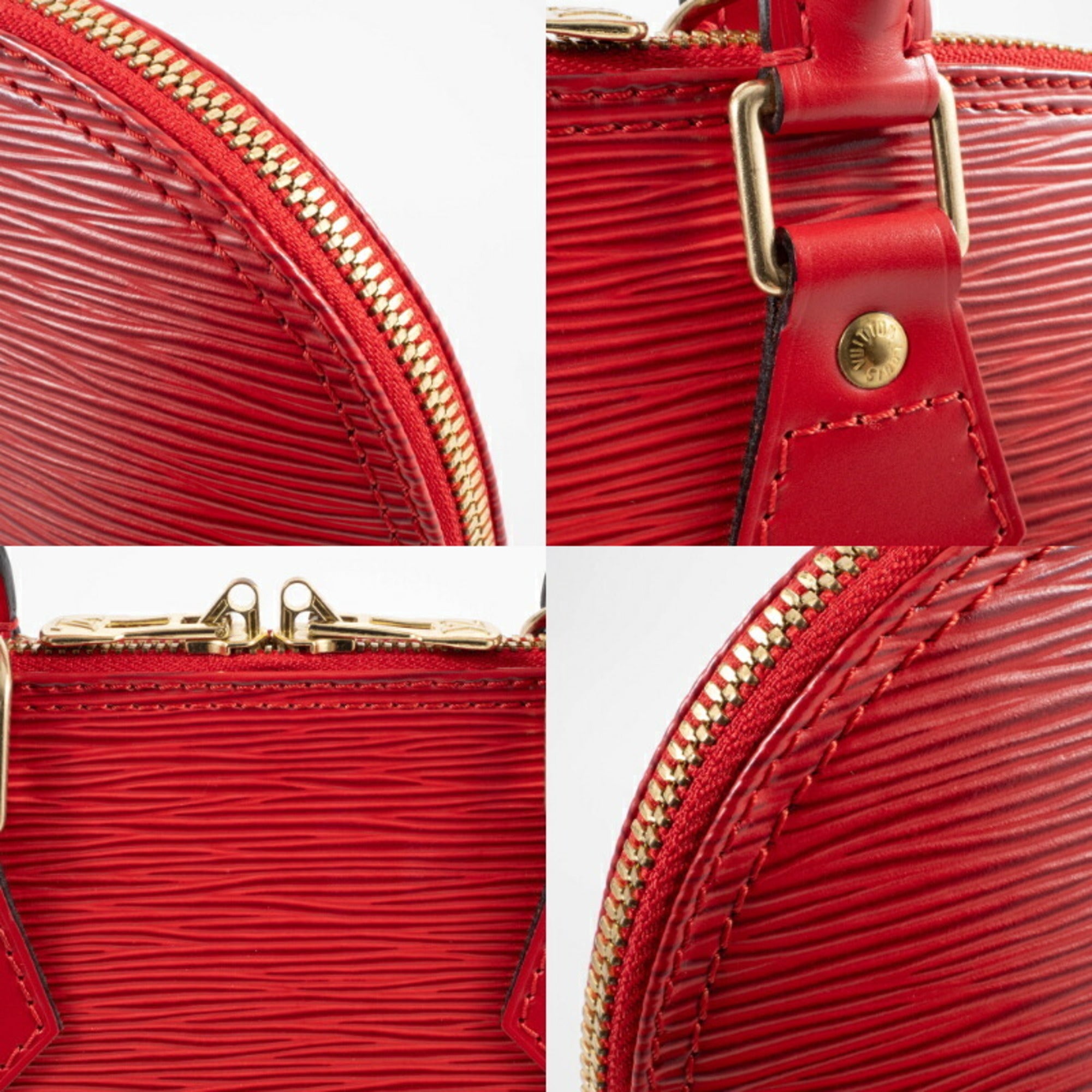 Louis Vuitton Castilian Red Epi Leather Handbag (Pre-Owned)