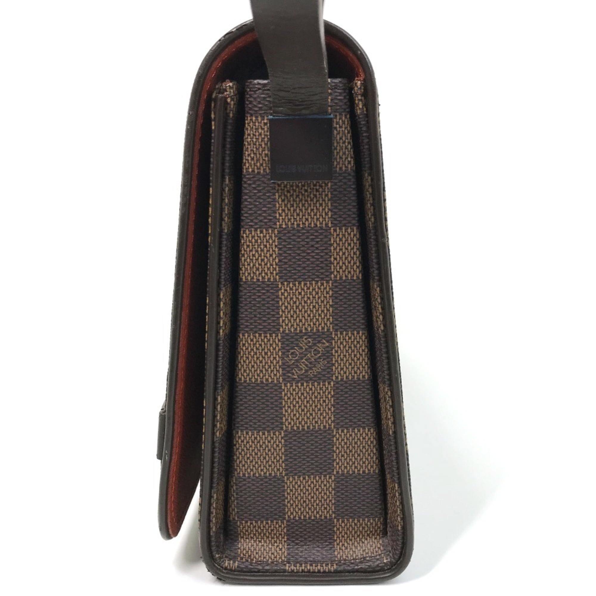 Louis Vuitton Brown Ebene Damier Canvas Shoulder Bag (Pre-Owned)