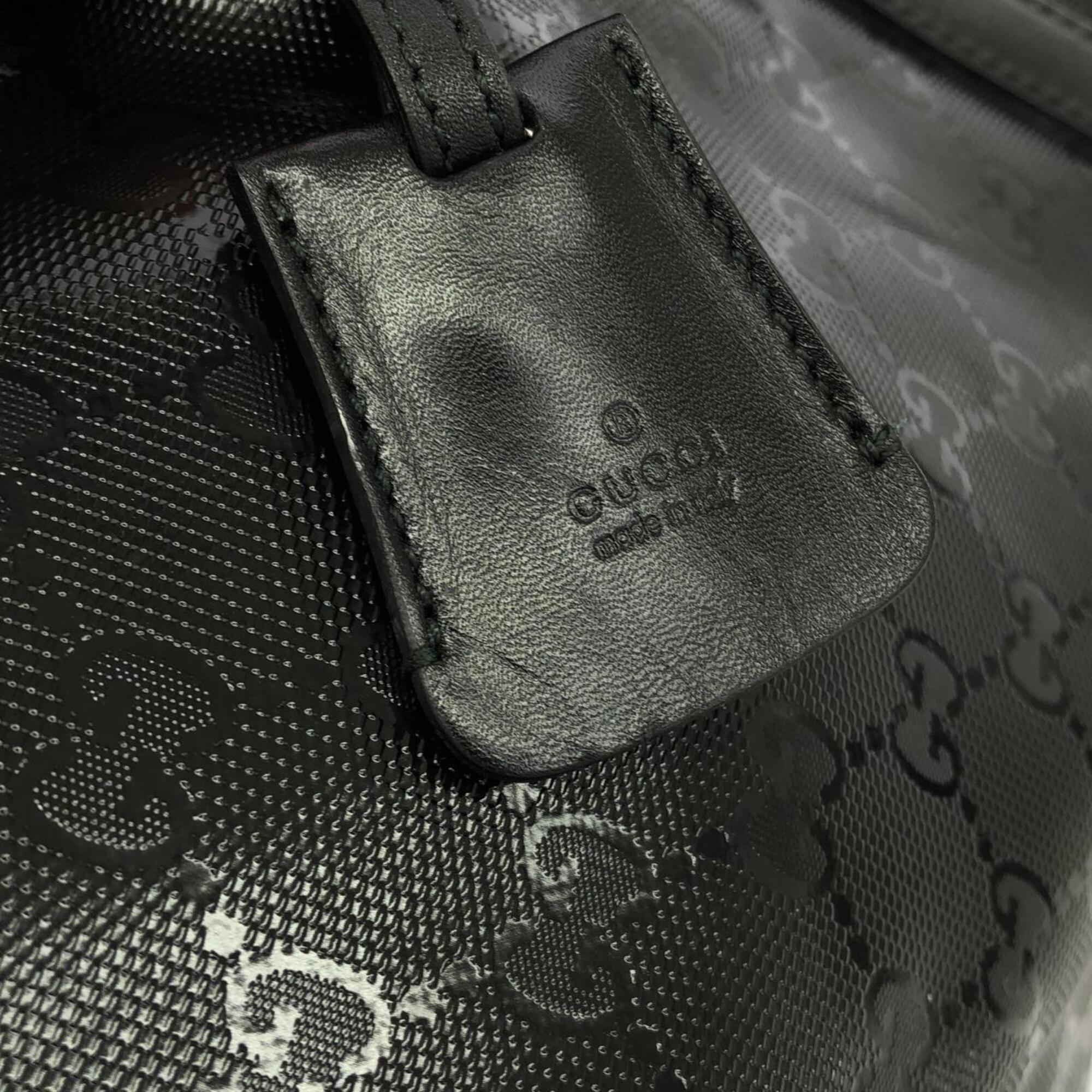Gucci Black Gg Imprimé Boston Bag (Pre-Owned)