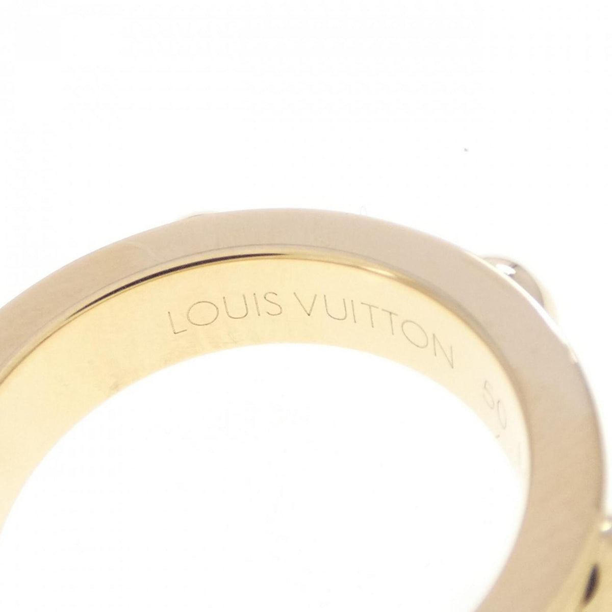 Louis Vuitton Yellow Gold Yellow Gold (18K) Band Ring (Pre-Owned)