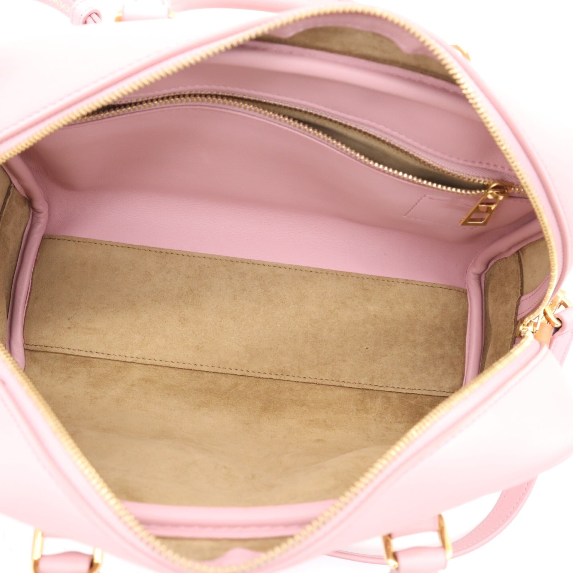 Loewe Amazona Orange Pink Leather Handbag Shoulder Bag (Pre-Owned)