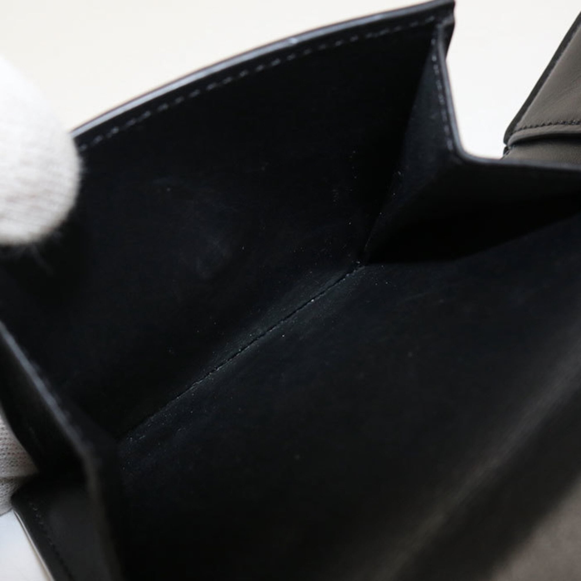 Celine Black Pvc Wallet (Bi-Fold) (Pre-Owned)