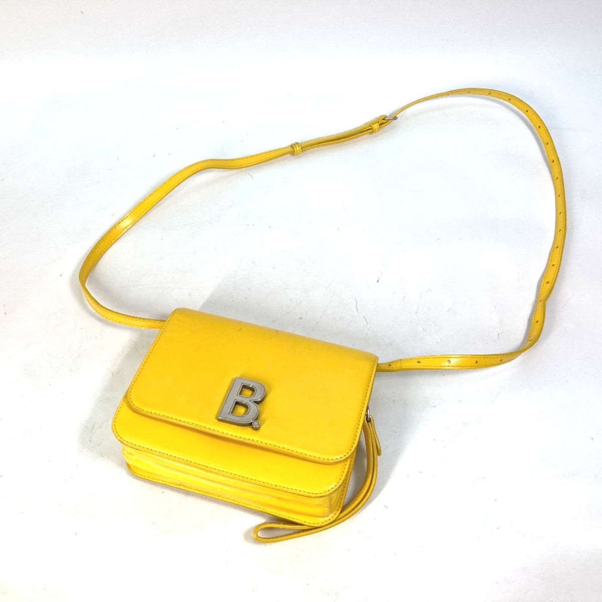 Balenciaga Yellow Leather Shoulder Bag (Pre-Owned)