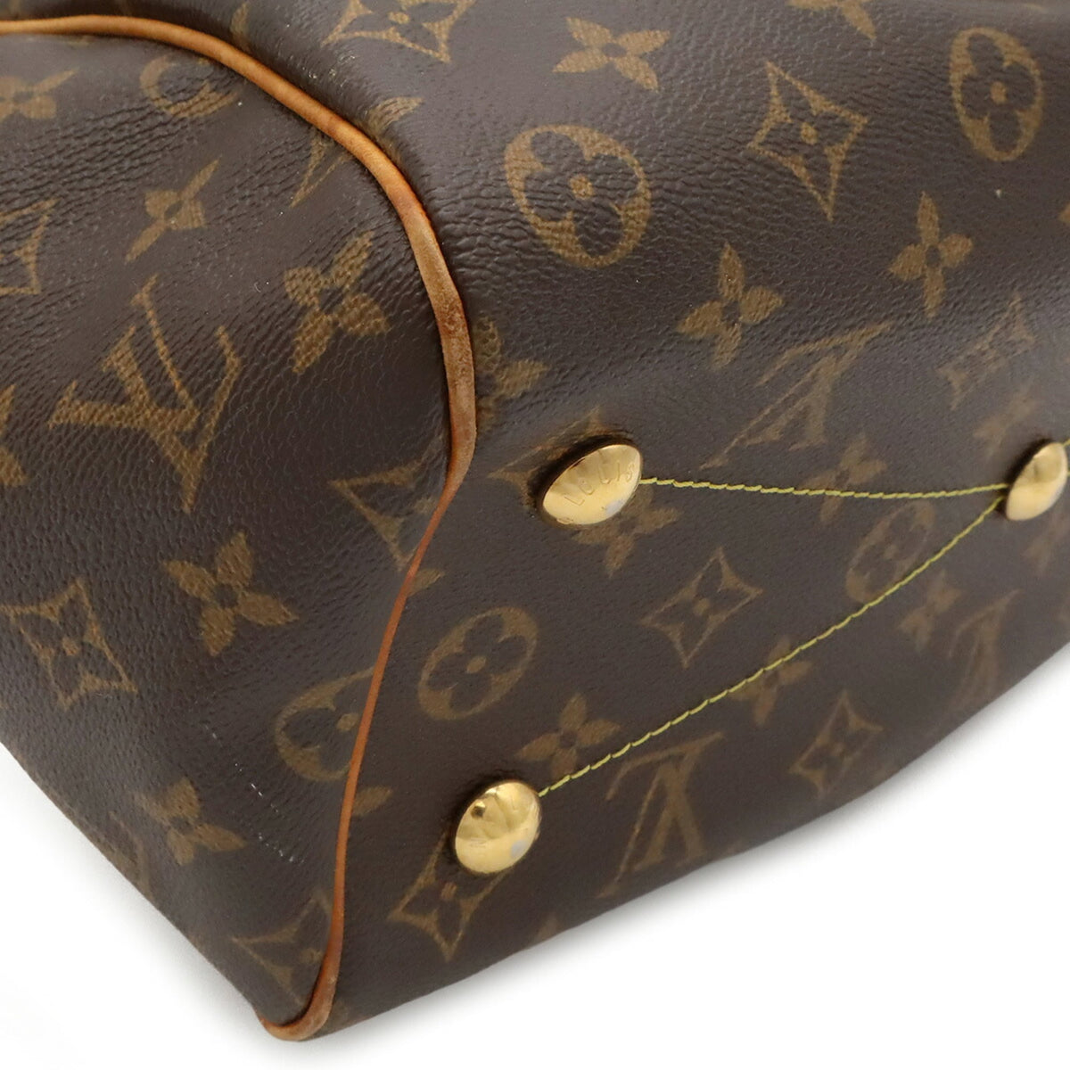 Louis Vuitton Brown Monogram Handbag Tote Bag (Pre-Owned)