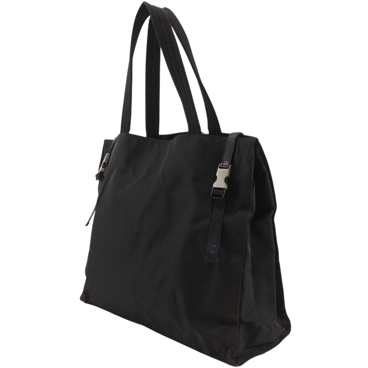 Prada Black Nylon Tote Bag (Pre-Owned)