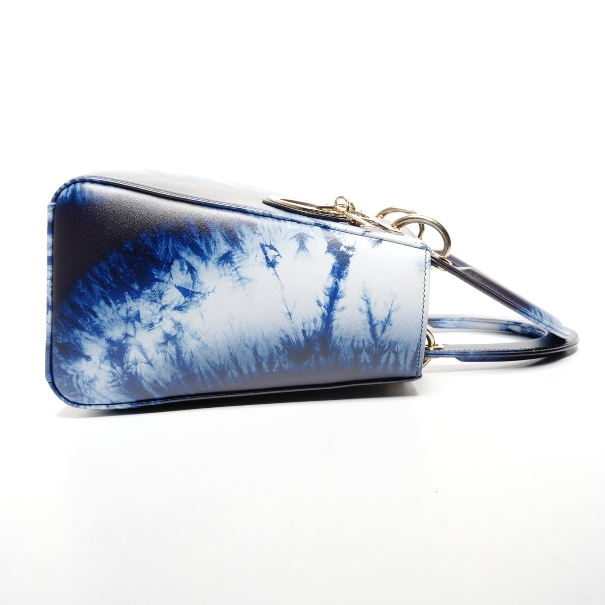 Christian Dior Lady Dior Blue Handbag (Pre-Owned)