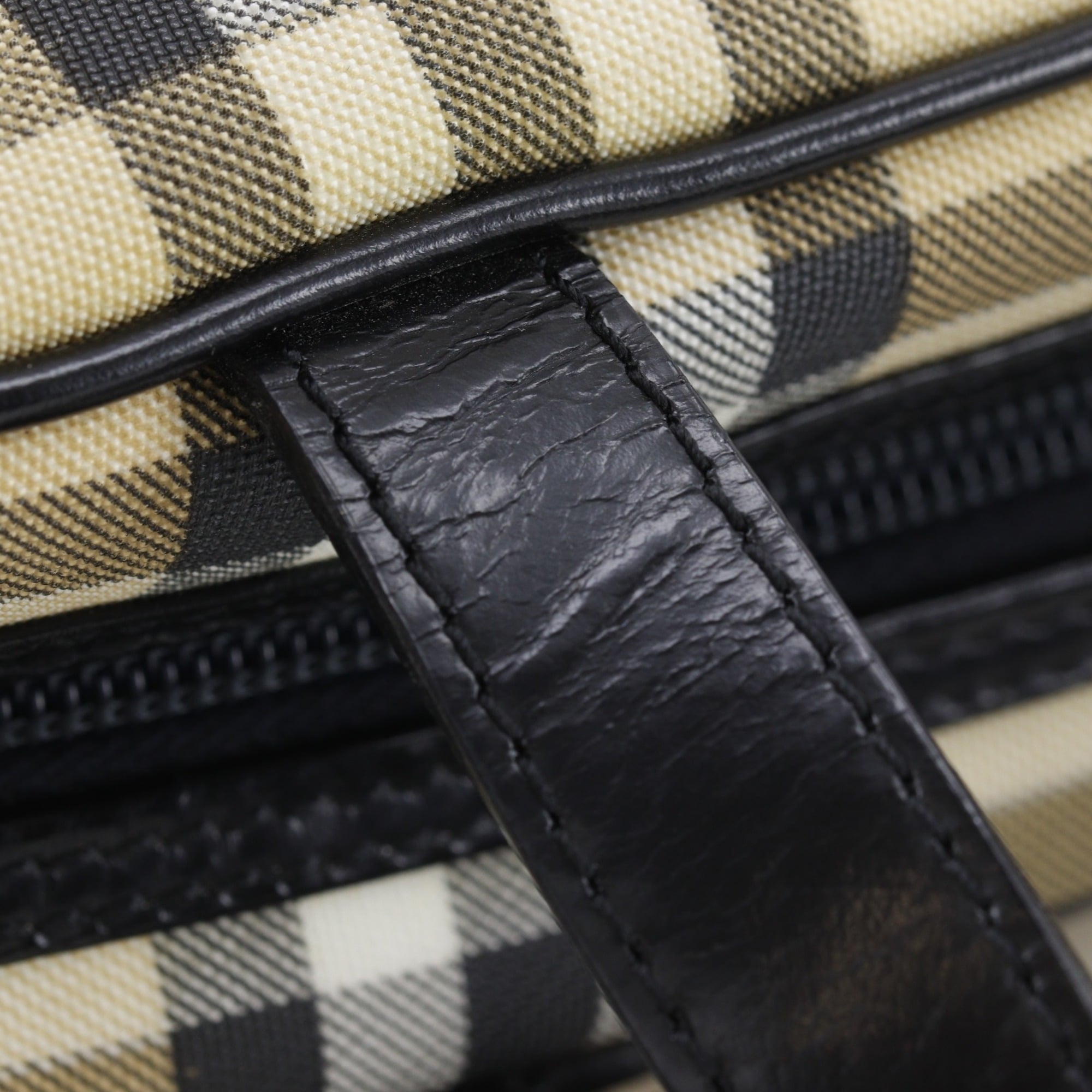 Burberry Beige Pvc Handbag (Pre-Owned)