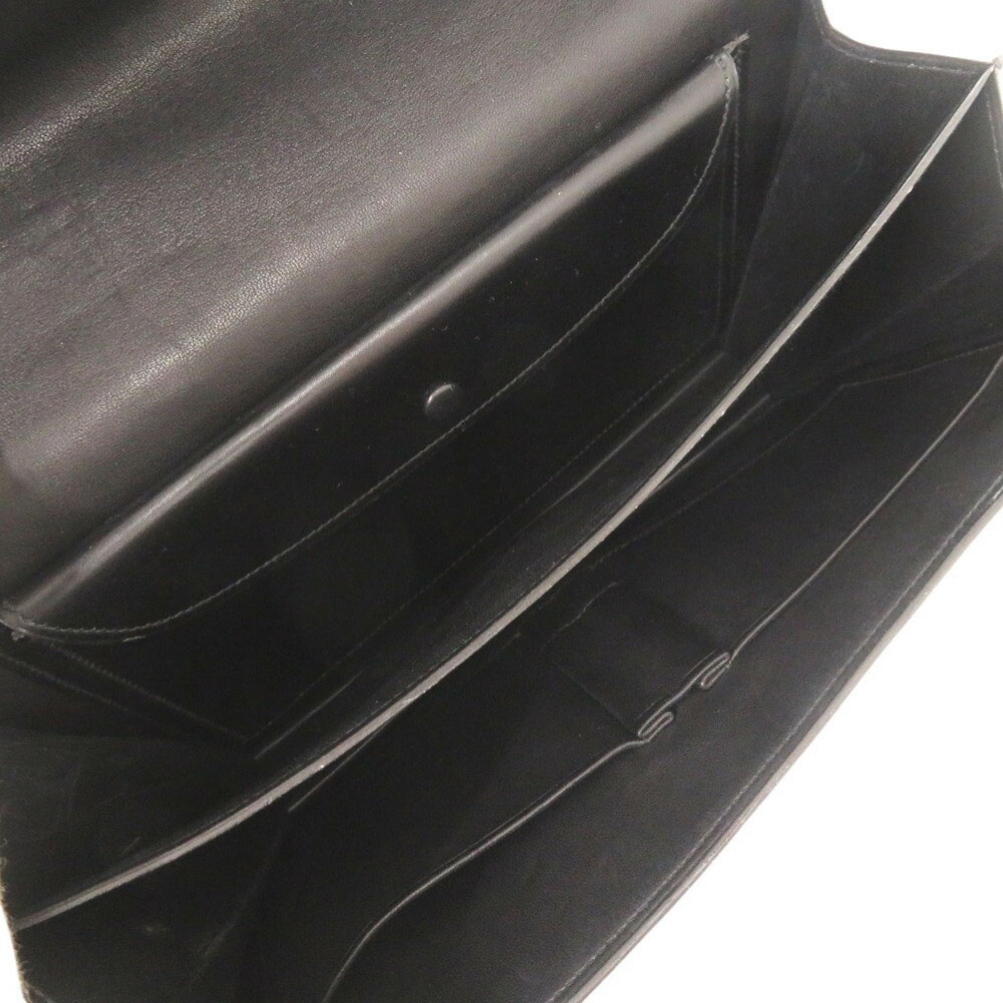 Hermes Black Leather Handbag (Pre-Owned)
