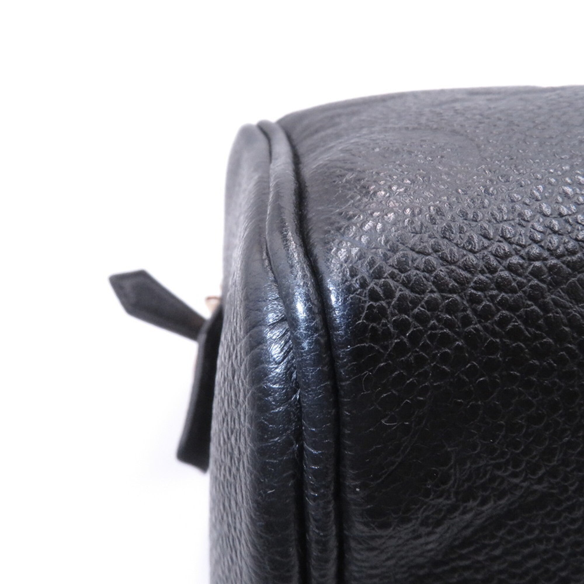 Louis Vuitton Noir Monogram Empreinte Handbag (Pre-Owned)