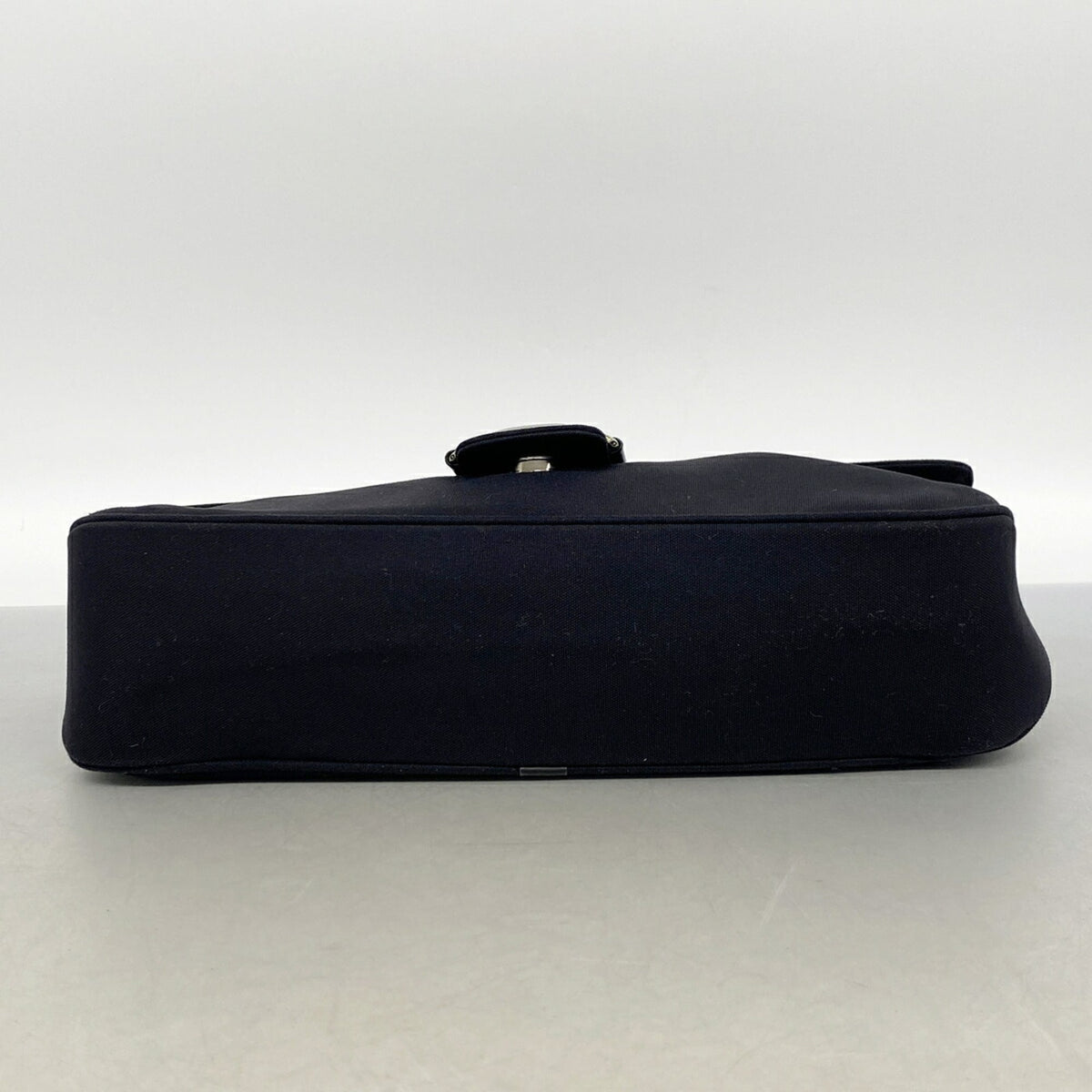 Salvatore Ferragamo Black Canvas Shoulder Bag (Pre-Owned)