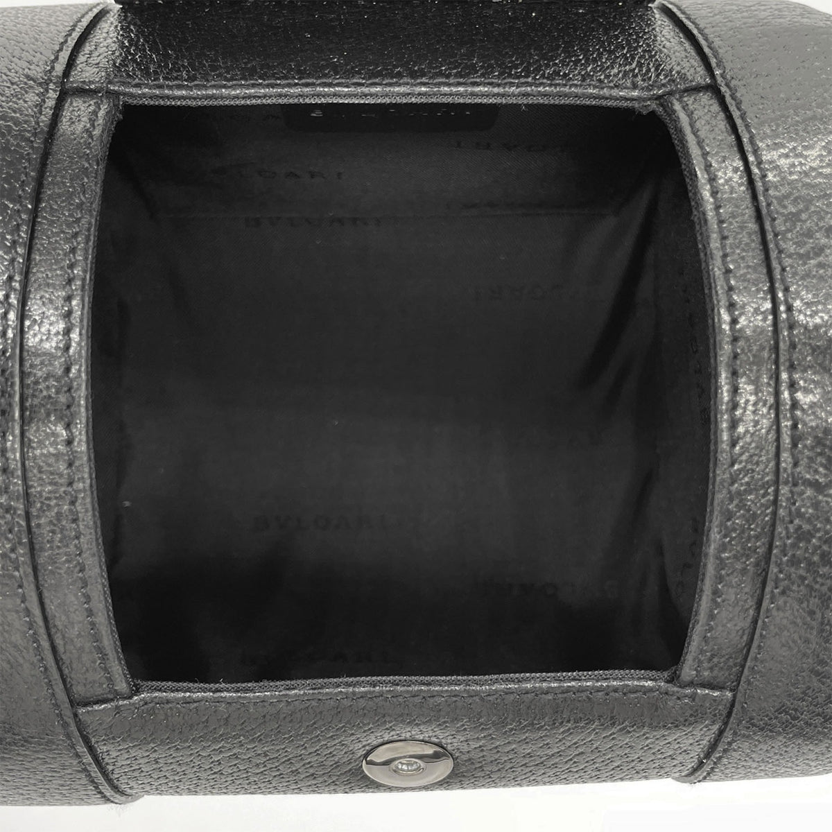 Bvlgari Black Leather Handbag (Pre-Owned)