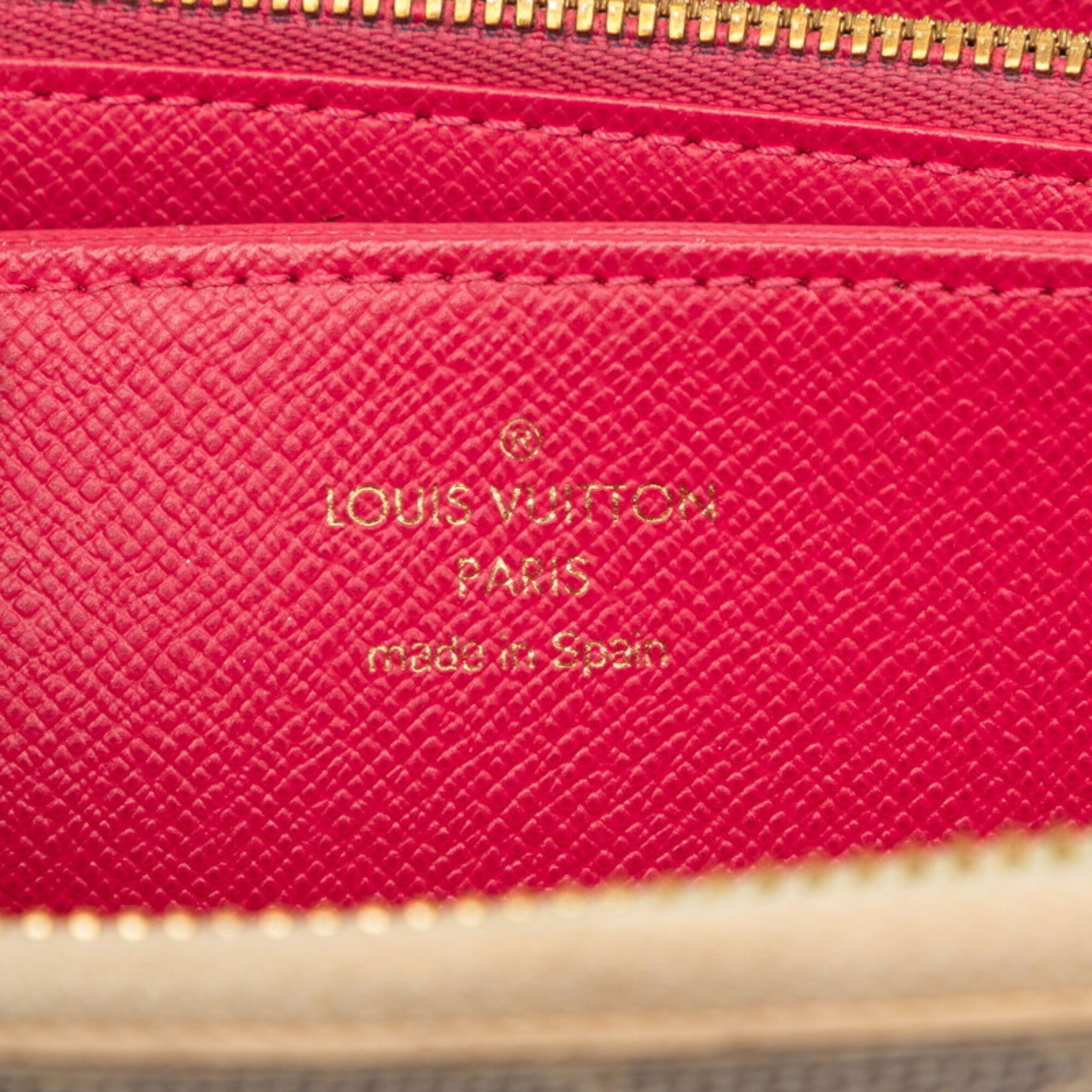 Louis Vuitton Damier Azur Pink White Pvc Long Wallet (Bi-Fold) (Pre-Owned)