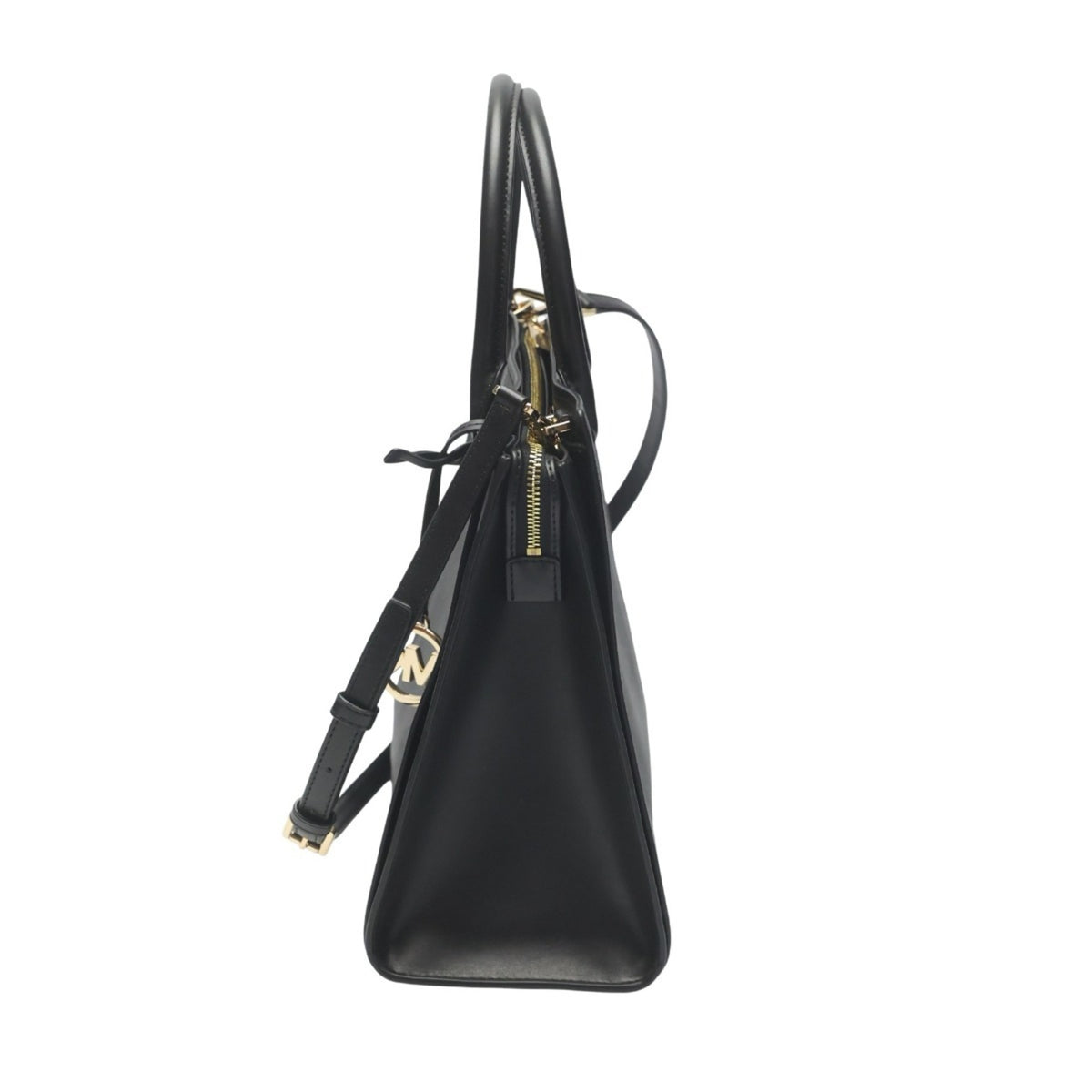 Michael Kors Black Leather Tote Bag (Pre-Owned)
