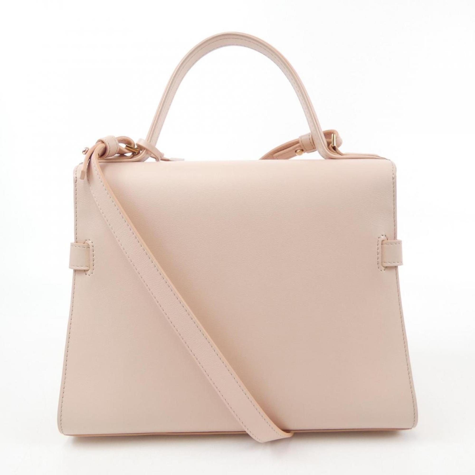 Delvaux Pink Leather Handbag (Pre-Owned)