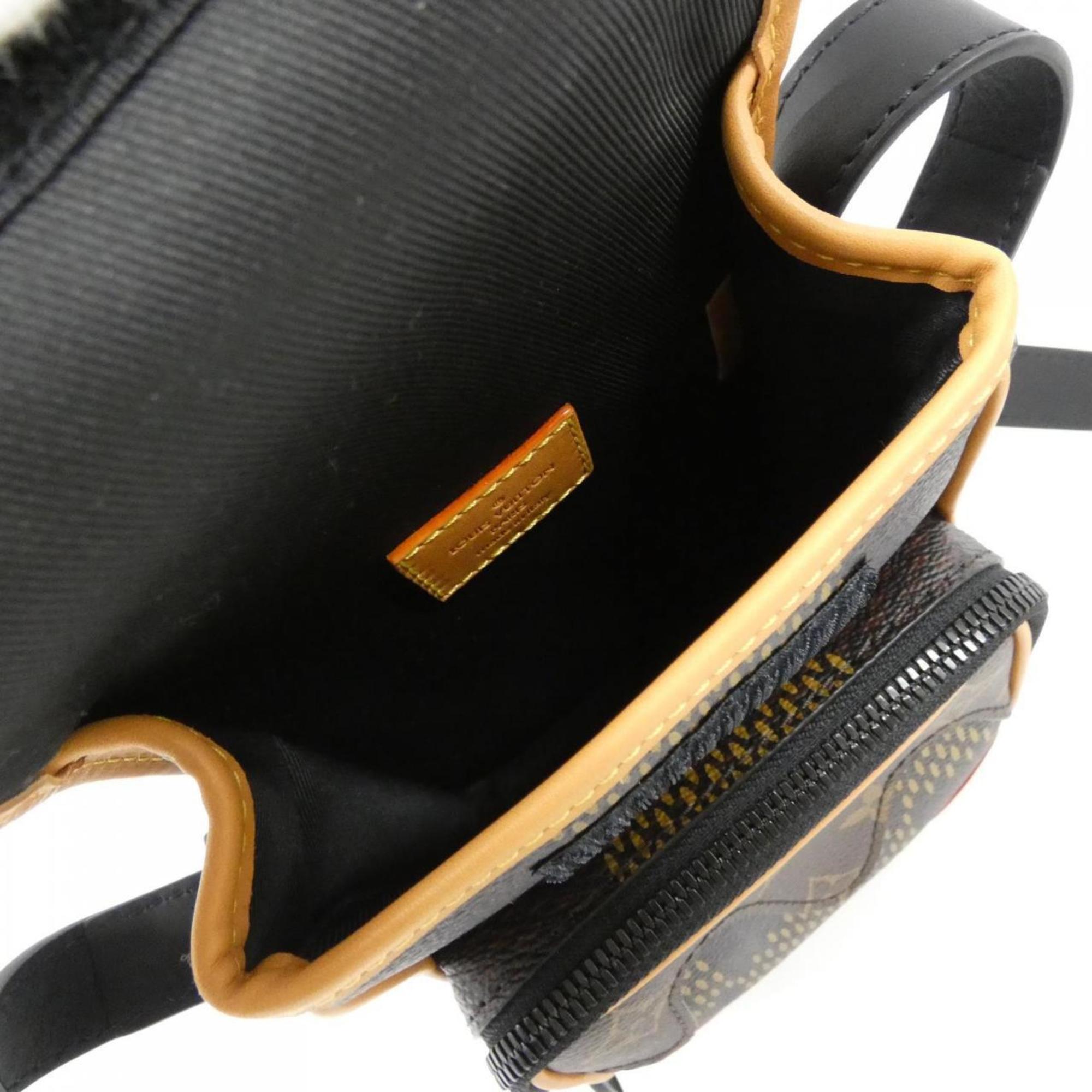 Louis Vuitton Ebene Coated Canvas Shoulder Bag (Pre-Owned)