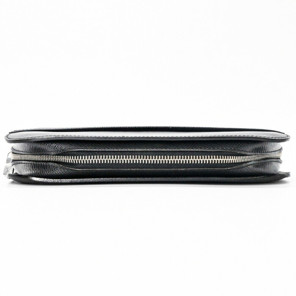 Louis Vuitton Ardoise Black Taiga Leather Clutch Bag (Pre-Owned)