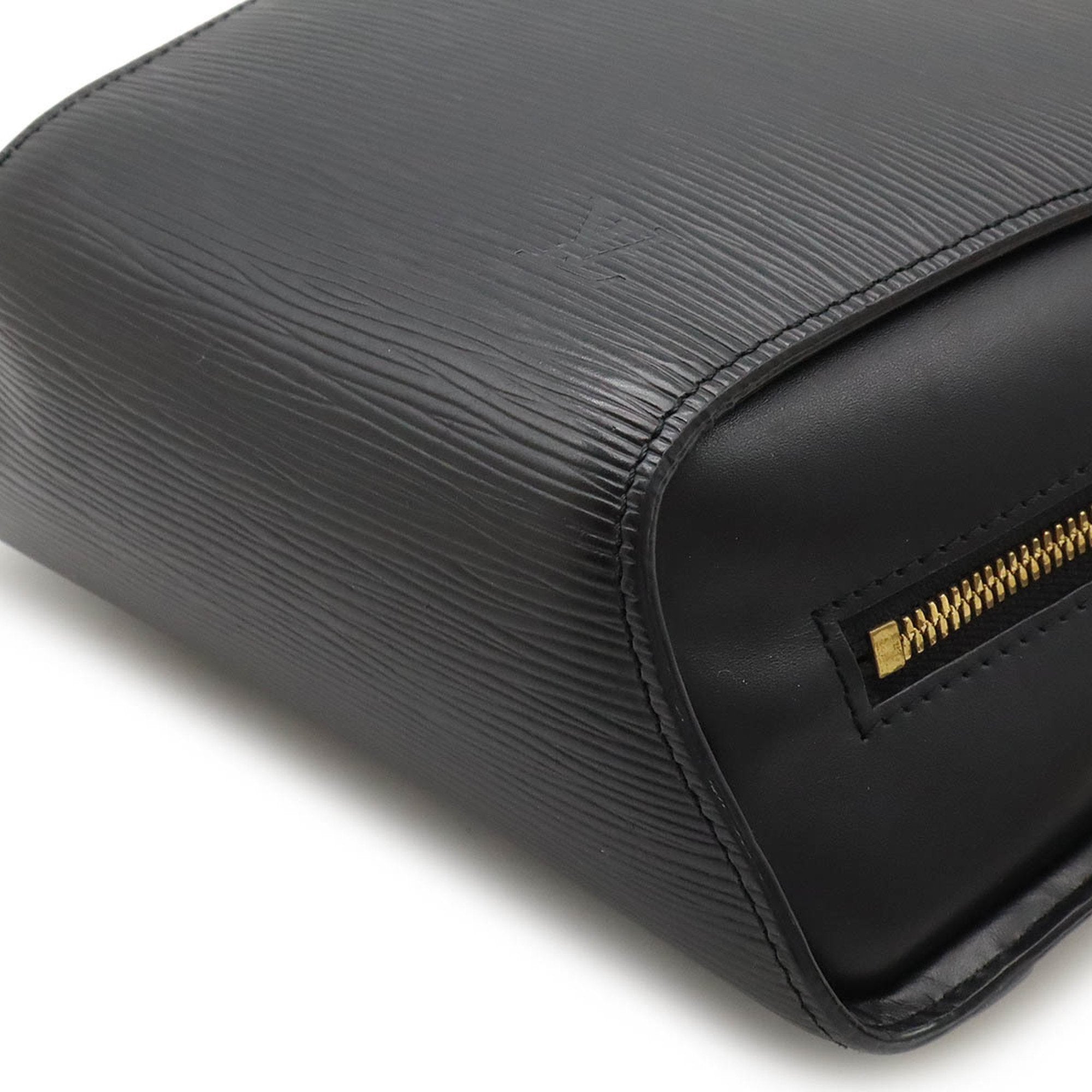 Louis Vuitton Noir Epi Leather Backpack Shoulder Bag (Pre-Owned)