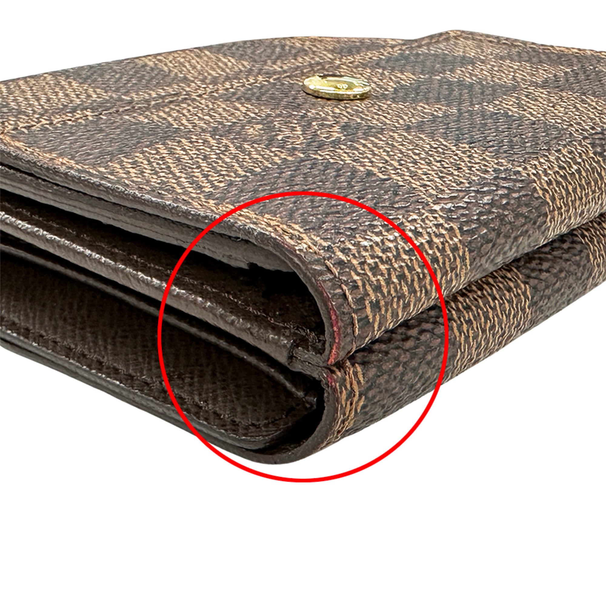Louis Vuitton Damier Damier Canvas Damier Canvas Wallet (Bi-Fold) (Pre-Owned)
