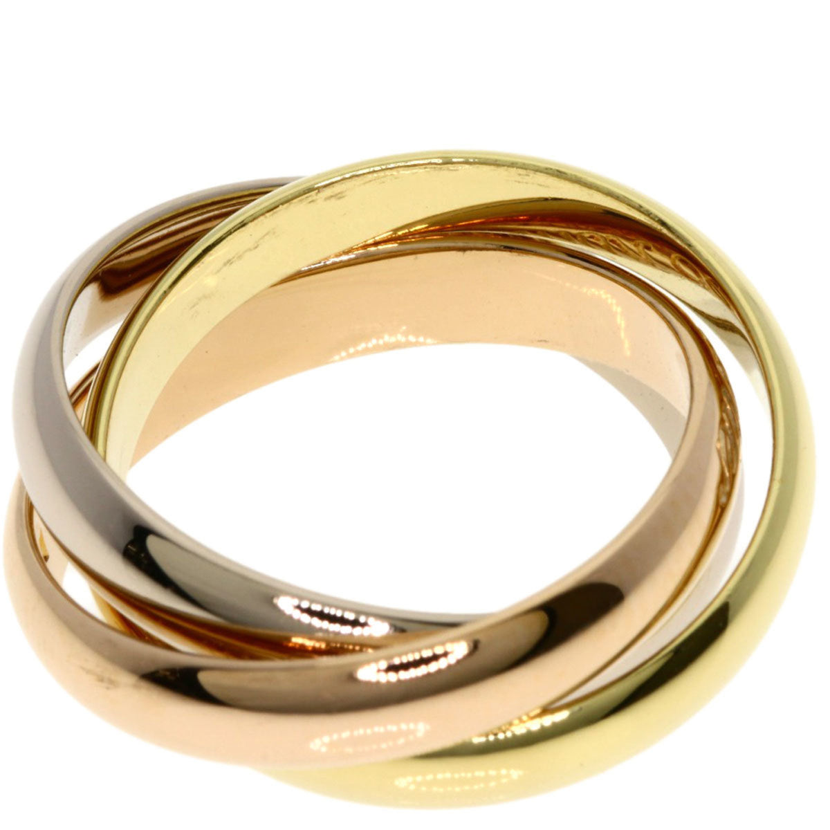 Cartier Trinity Yellow Gold (18K) Pink Gold (18K) White Gold (18K) Band Ring (Pre-Owned)