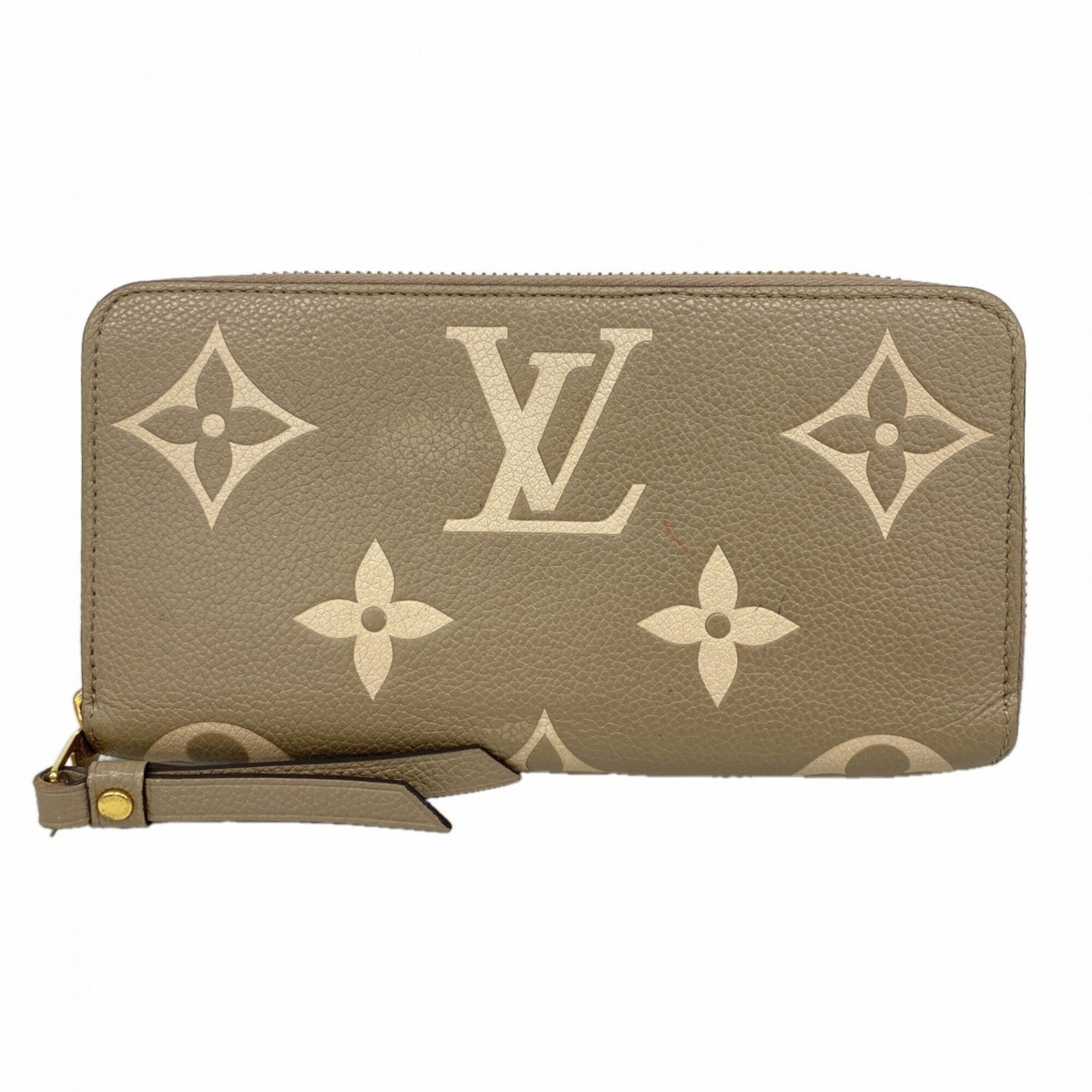 Louis Vuitton Beige Long Wallet (Bi-Fold) (Pre-Owned)
