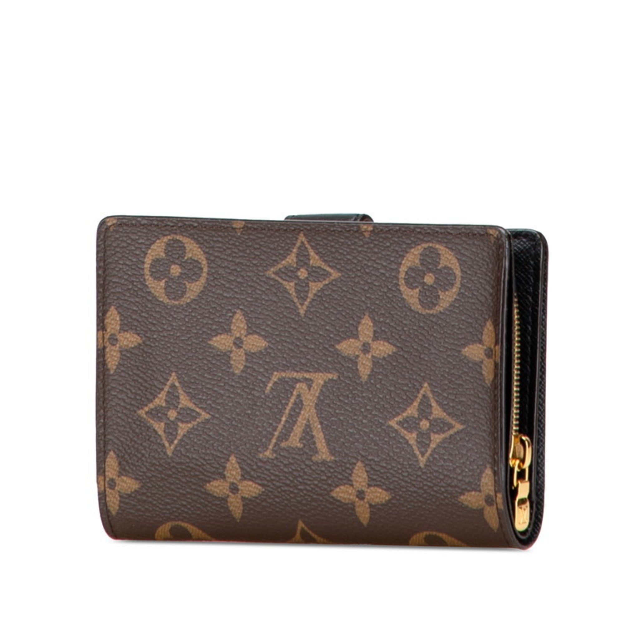 Louis Vuitton Brown Pvc Leather Wallet (Bi-Fold) (Pre-Owned)