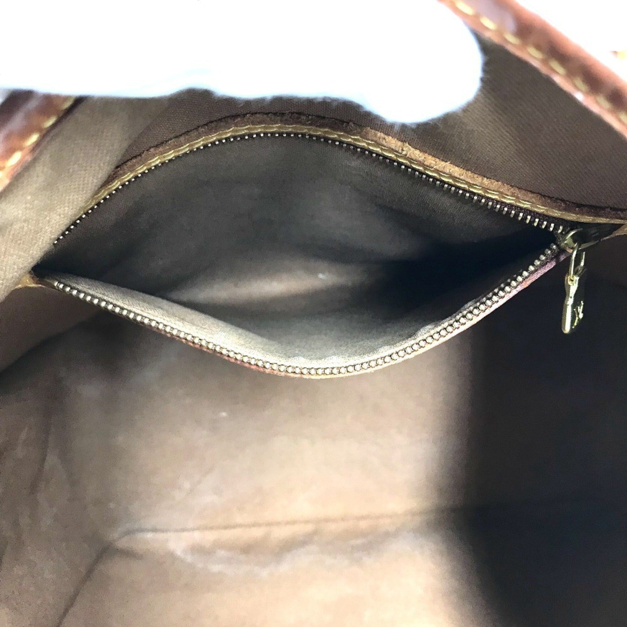 Louis Vuitton Brown Monogram Handbag Shoulder Bag Tote Bag (Pre-Owned)