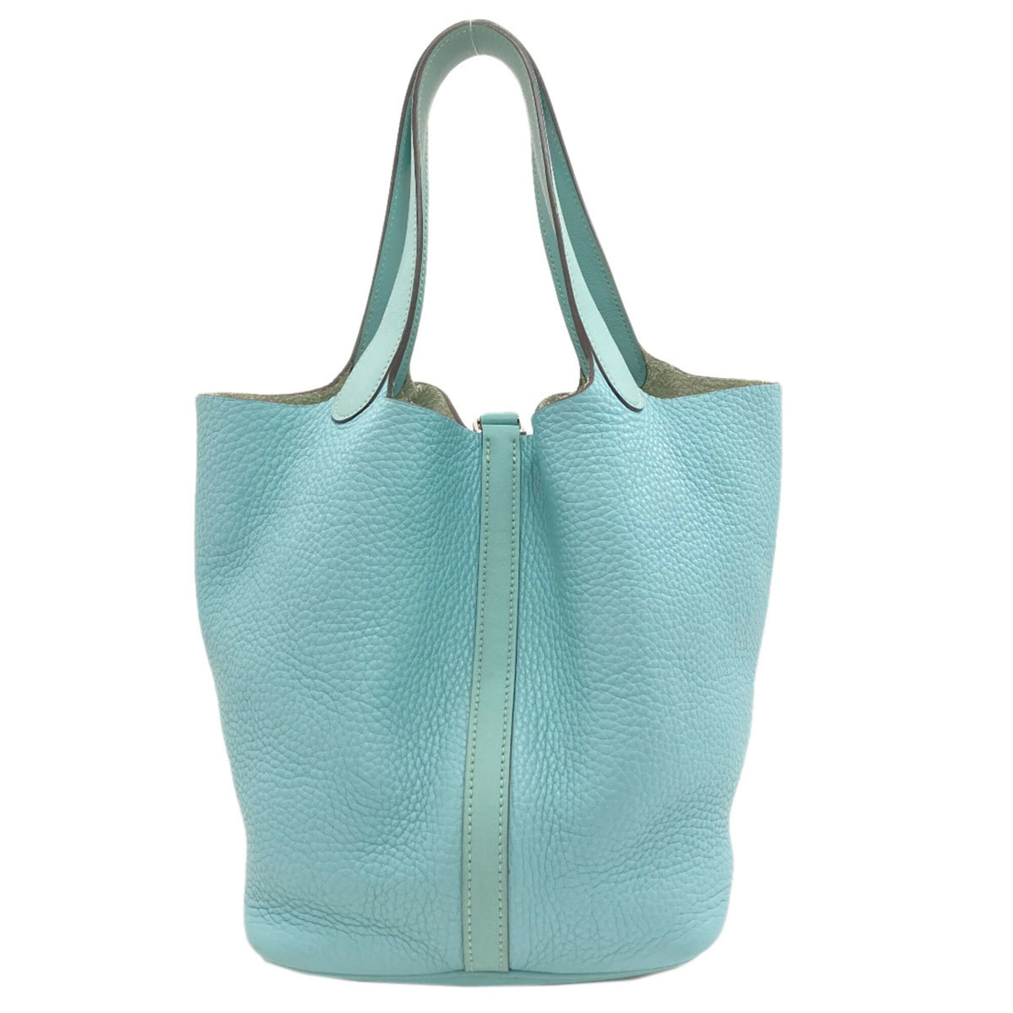 Hermes Blue Atoll Handbag (Pre-Owned)