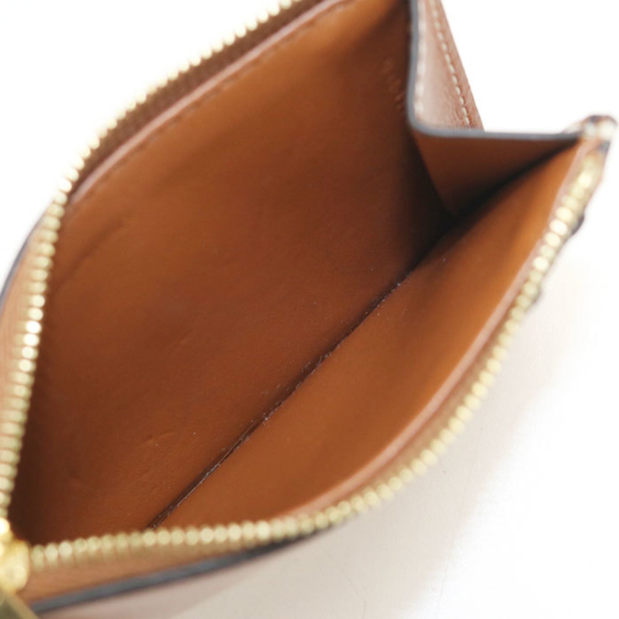 Celine Brown Leather Coin Purse/Coin Case (Pre-Owned)