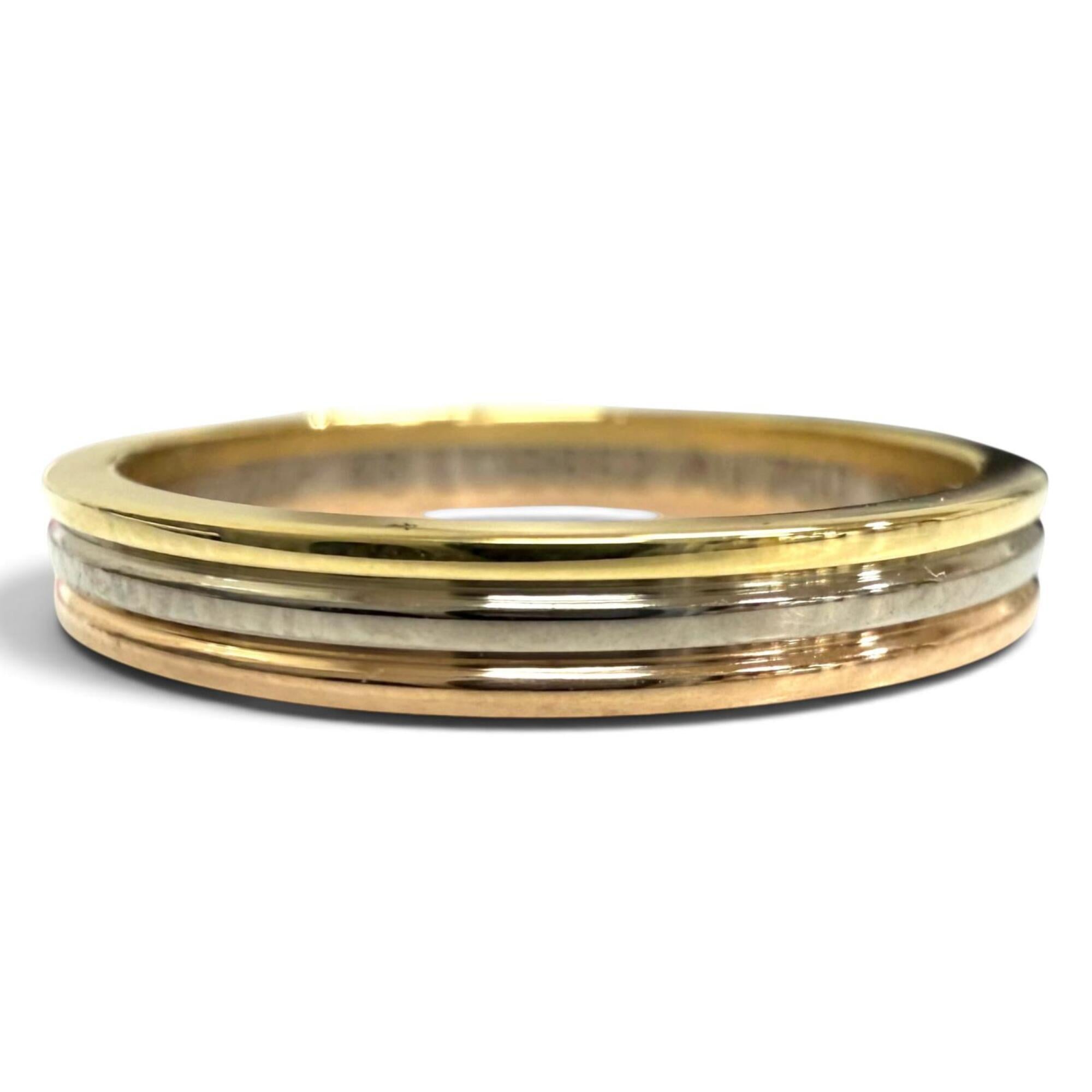 Cartier Pink Gold White Gold Yellow Gold Yellow Gold (18K) Pink Gold (18K) White Gold (18K) Band Ring (Pre-Owned)
