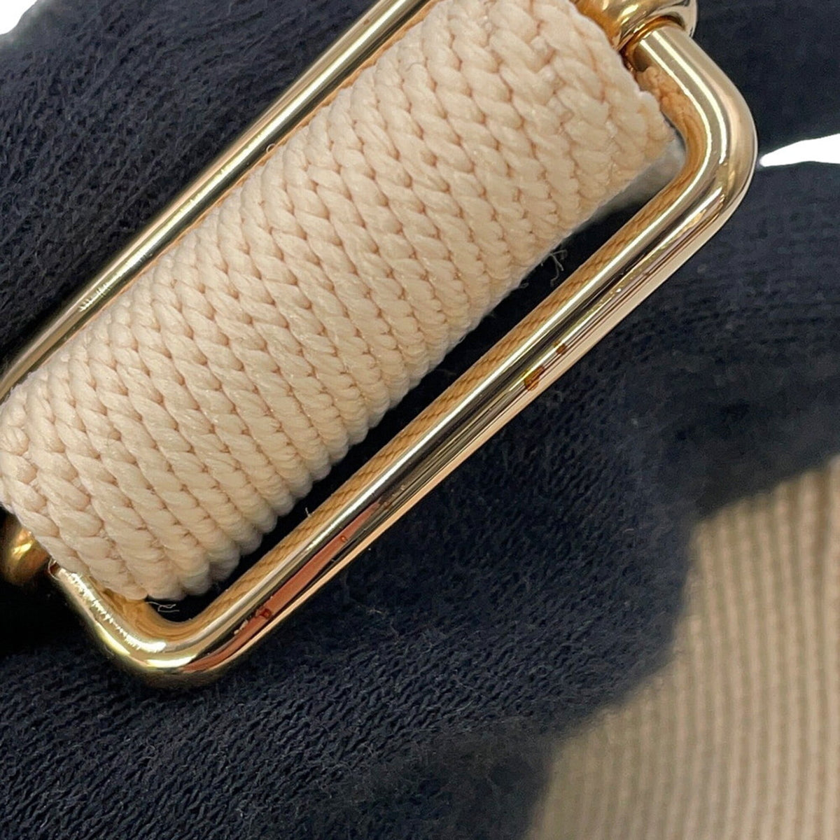 Chloé Beige Pink Canvas Leather Handbag (Pre-Owned)