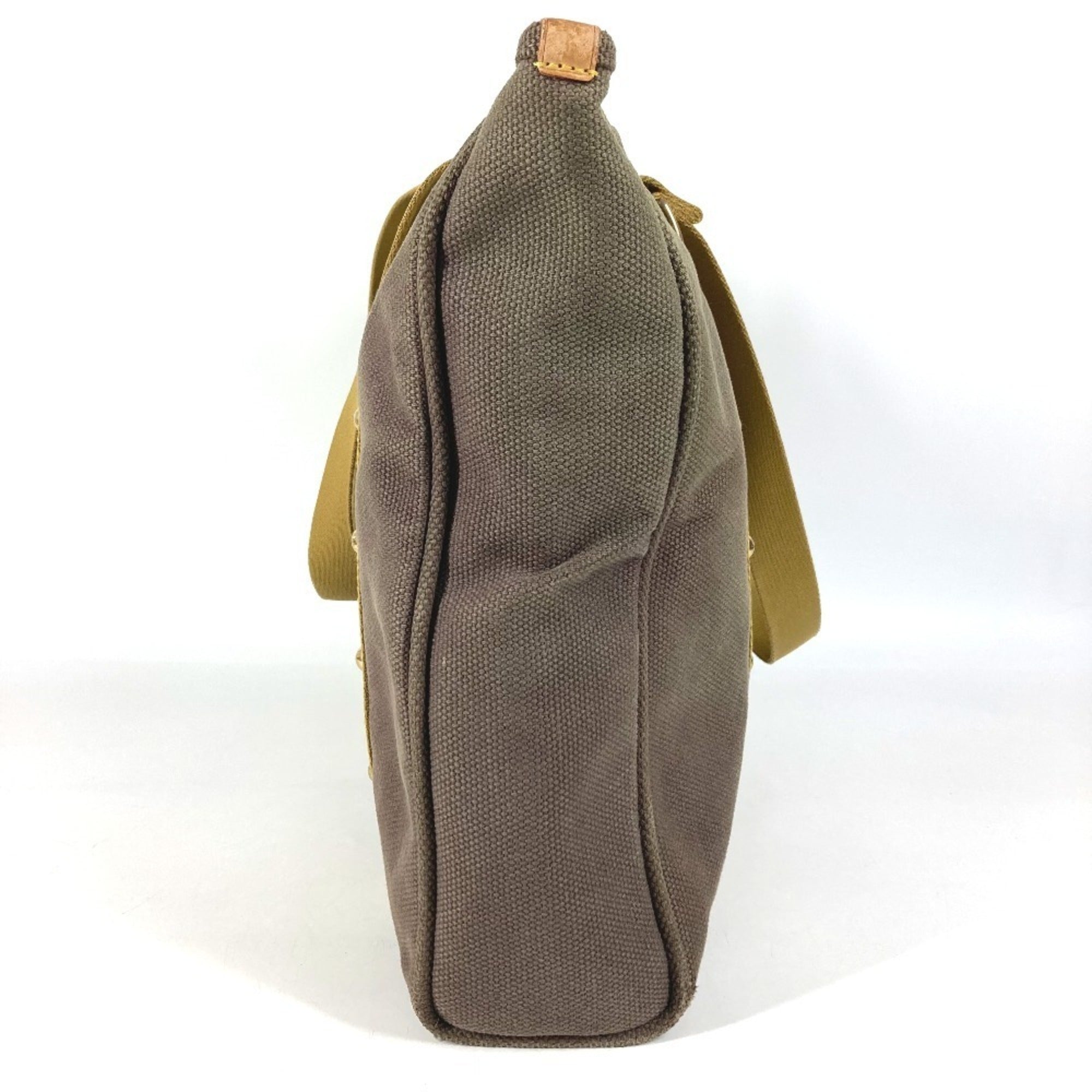 Louis Vuitton Brown Canvas Shoulder Bag Tote Bag (Pre-Owned)