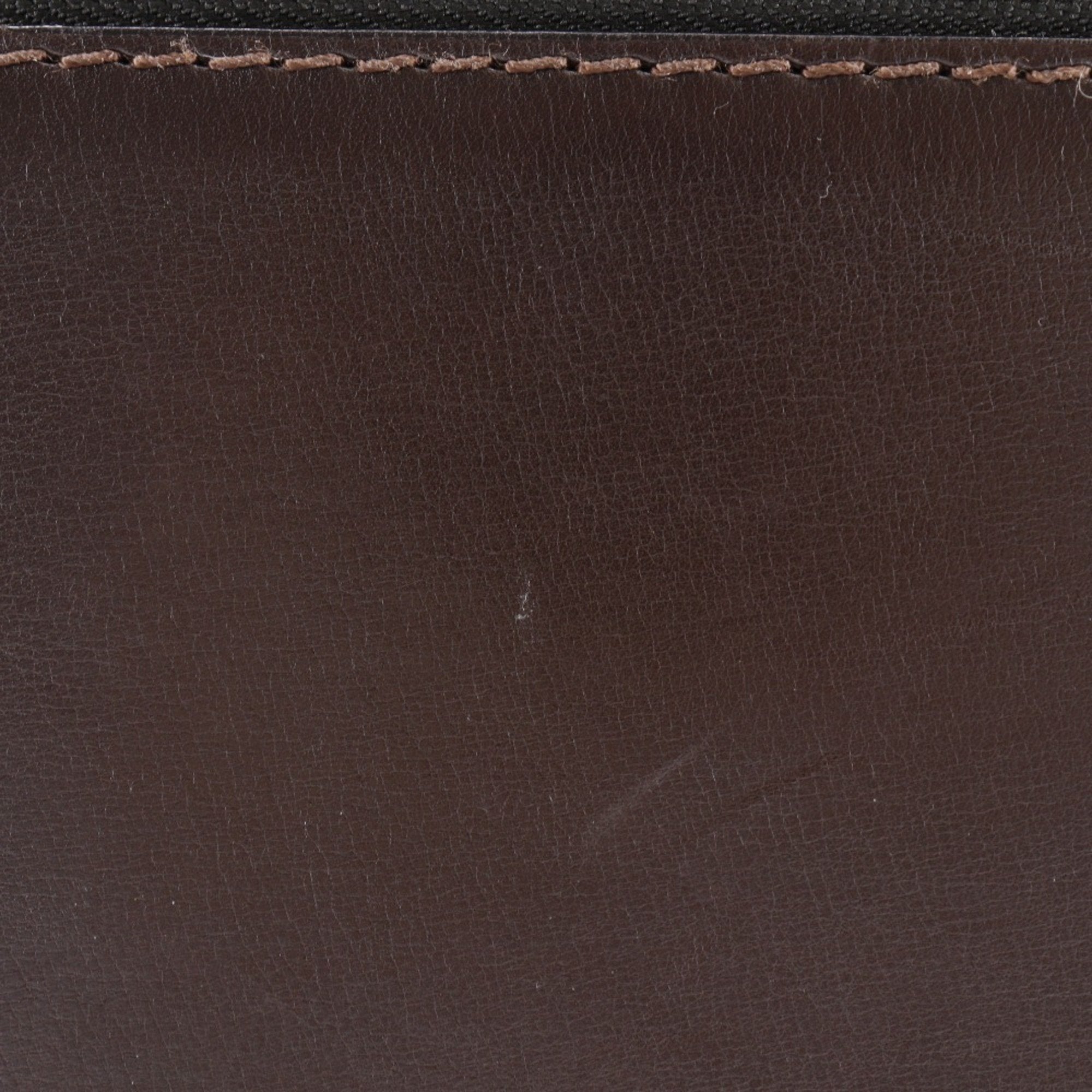 Louis Vuitton Brown Coffee Leather Shoulder Bag (Pre-Owned)