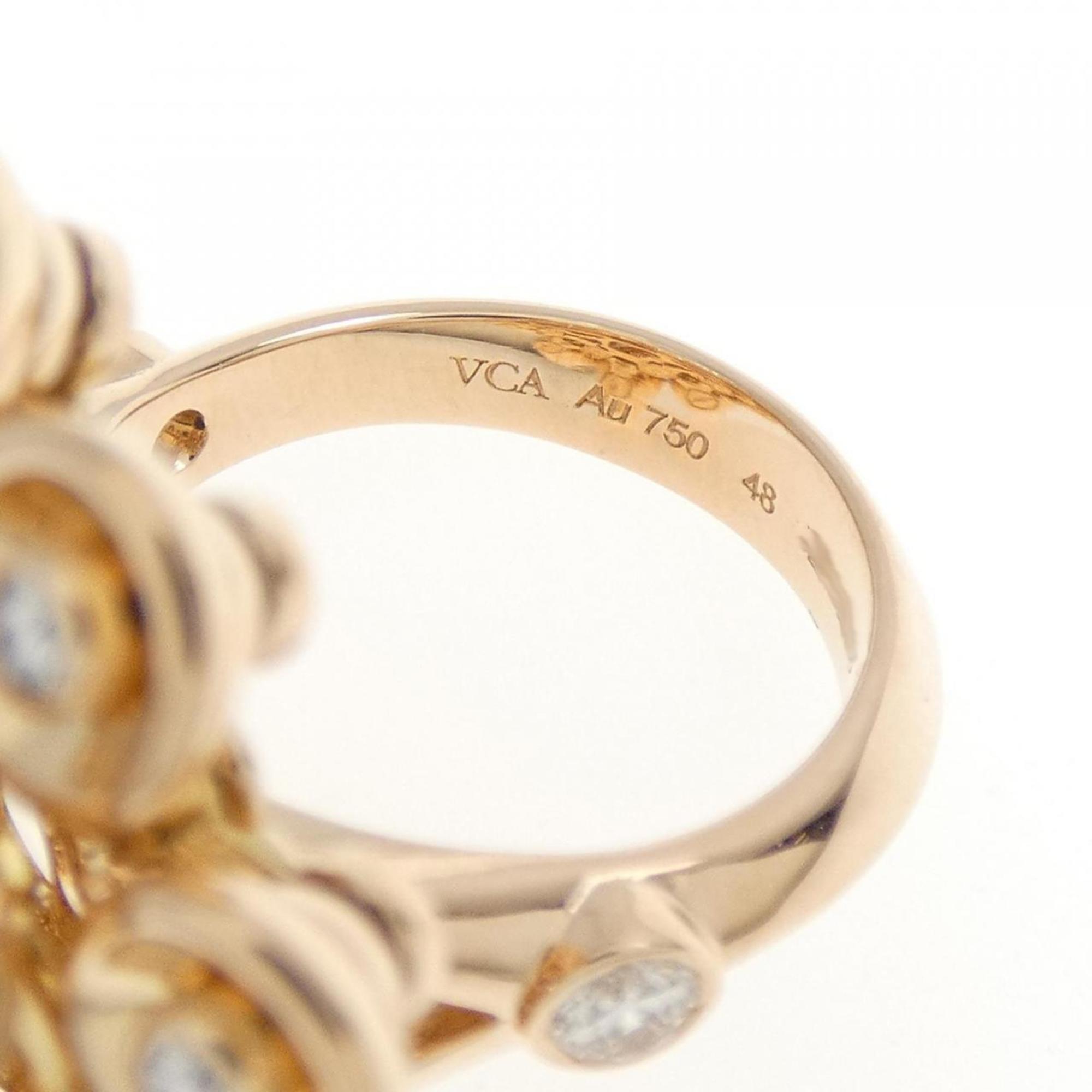 Van Cleef & Arpels Pink Gold Anniversary Ring (Pre-Owned)