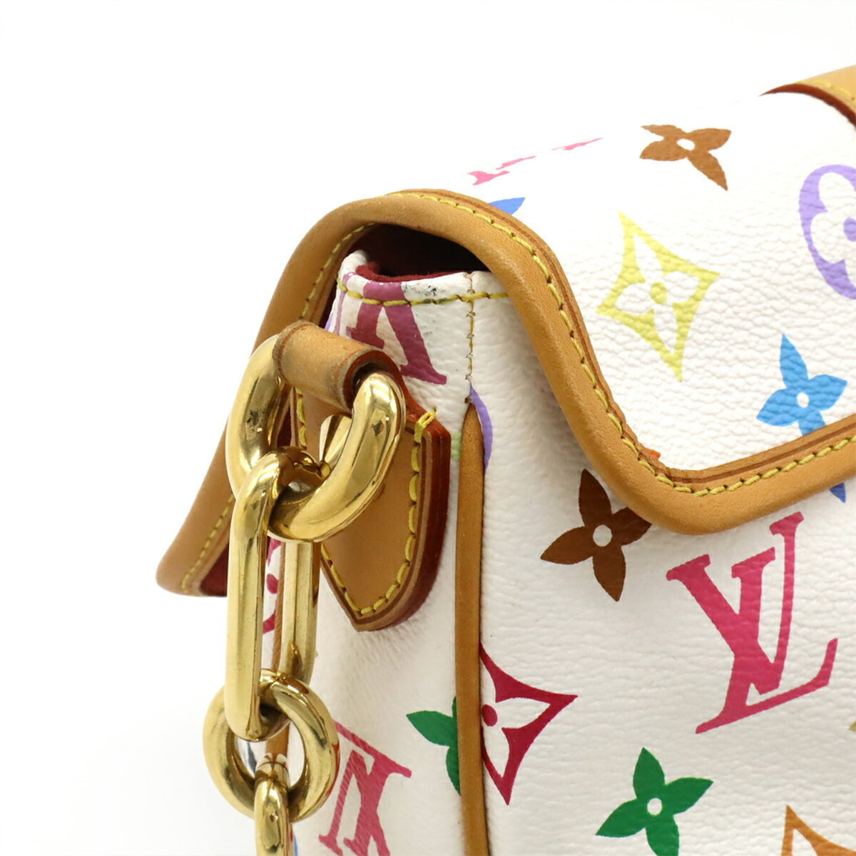 Louis Vuitton Monogram Multicolore Blanc Monogram Multicolore Shoulder Bag (Pre-Owned)