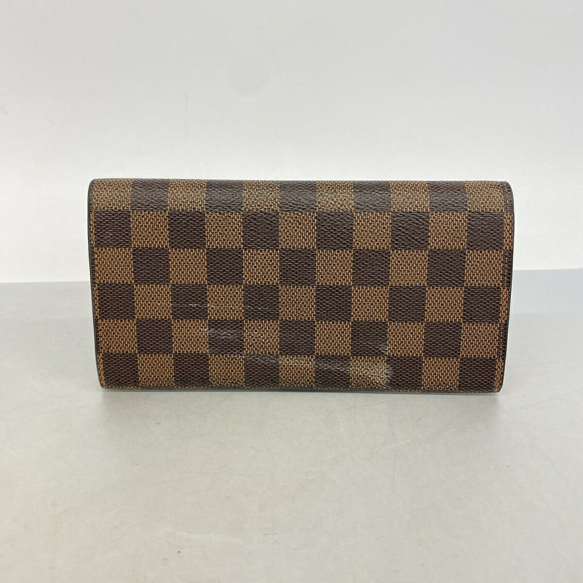 Louis Vuitton Ebene Rouge Long Wallet (Bi-Fold) (Pre-Owned)