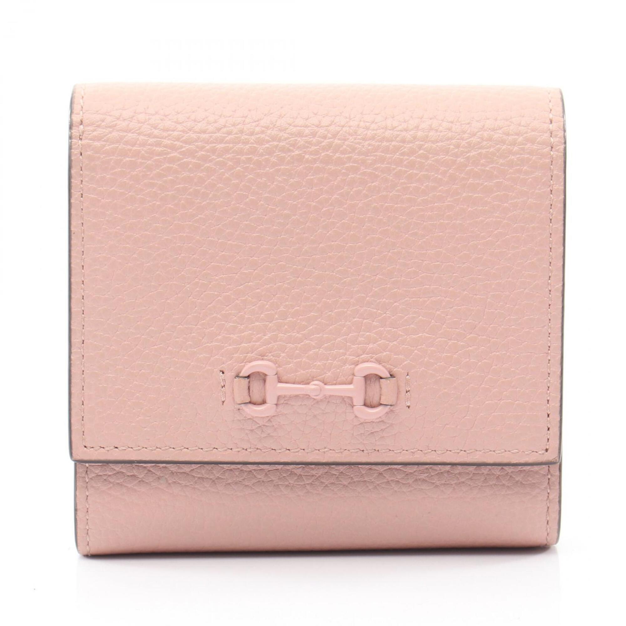 Gucci Pink Leather Wallet (Bi-Fold) (Pre-Owned)