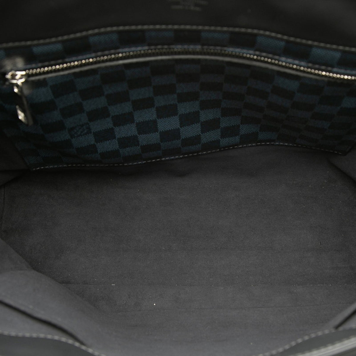 Louis Vuitton Navy Black Pvc Tote Bag (Pre-Owned)