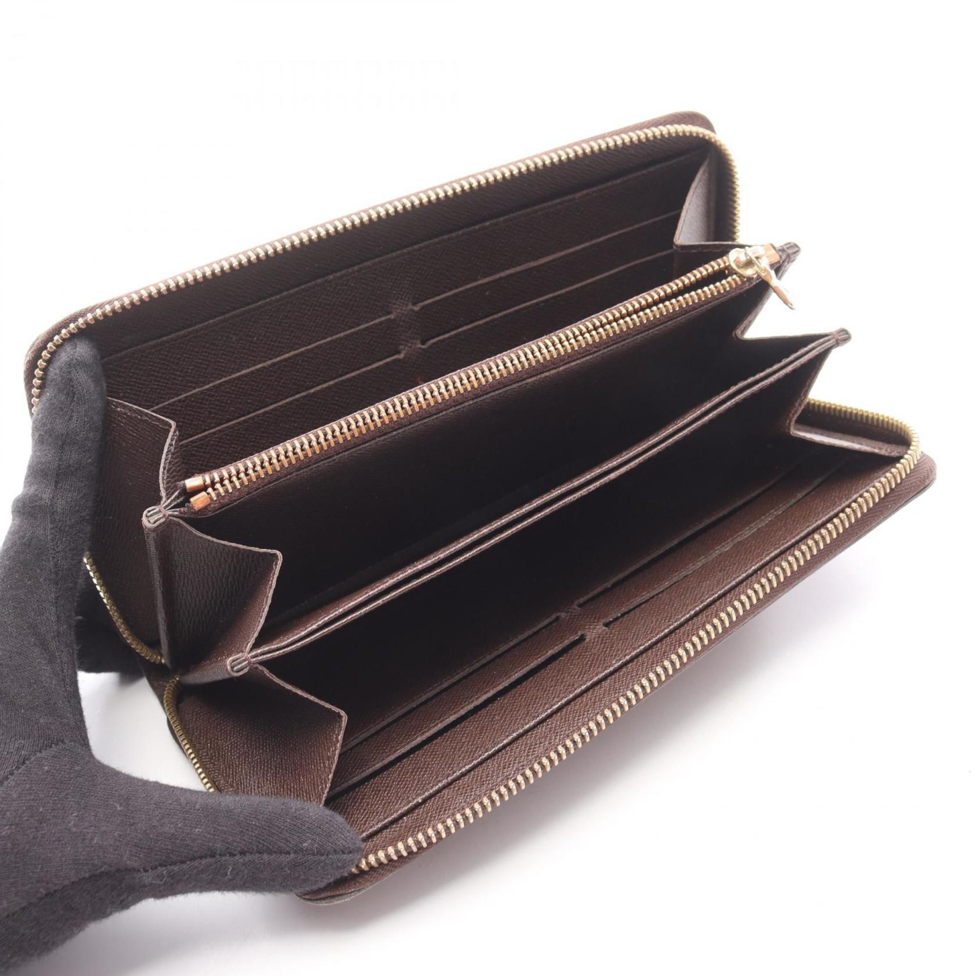 Louis Vuitton Brown Damier Canvas Coated Canvas Long Wallet (Bi-Fold) (Pre-Owned)