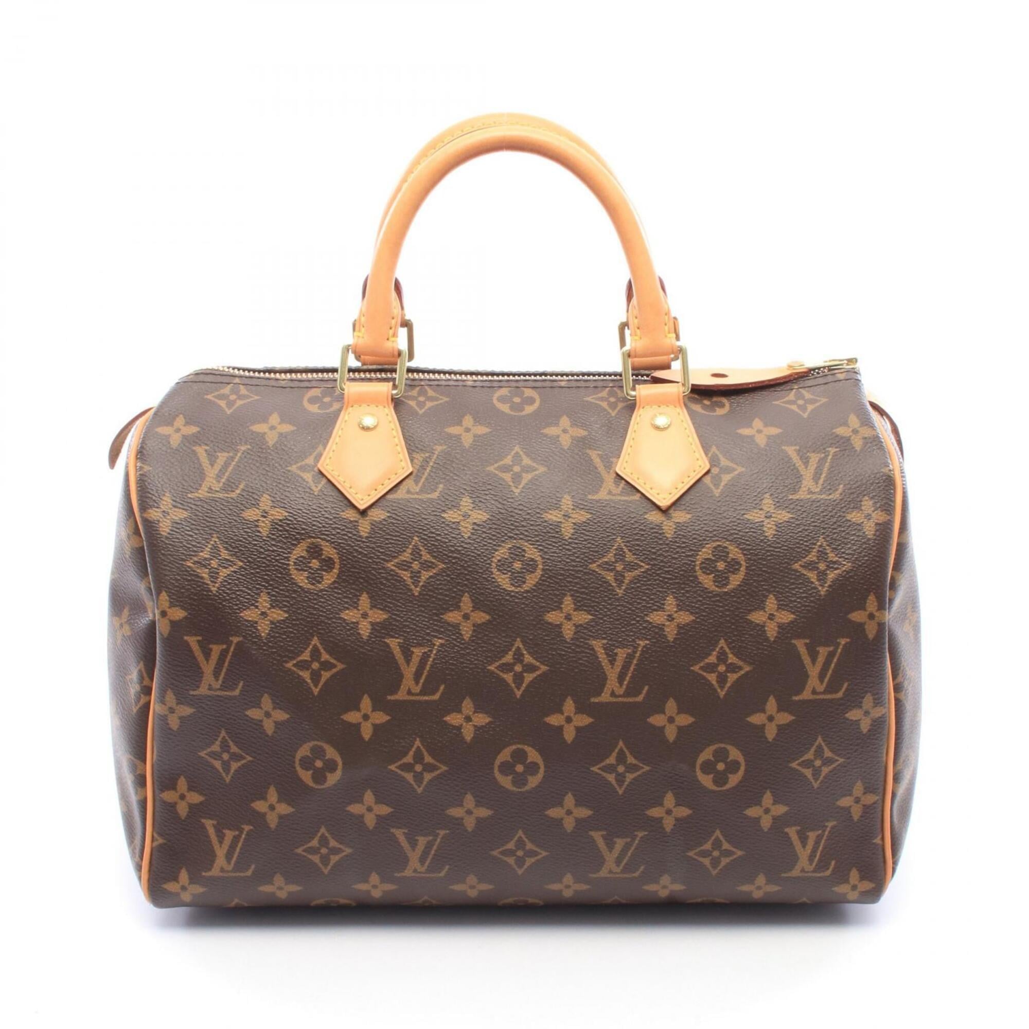 Louis Vuitton Brown Coated Canvas Leather Handbag (Pre-Owned)