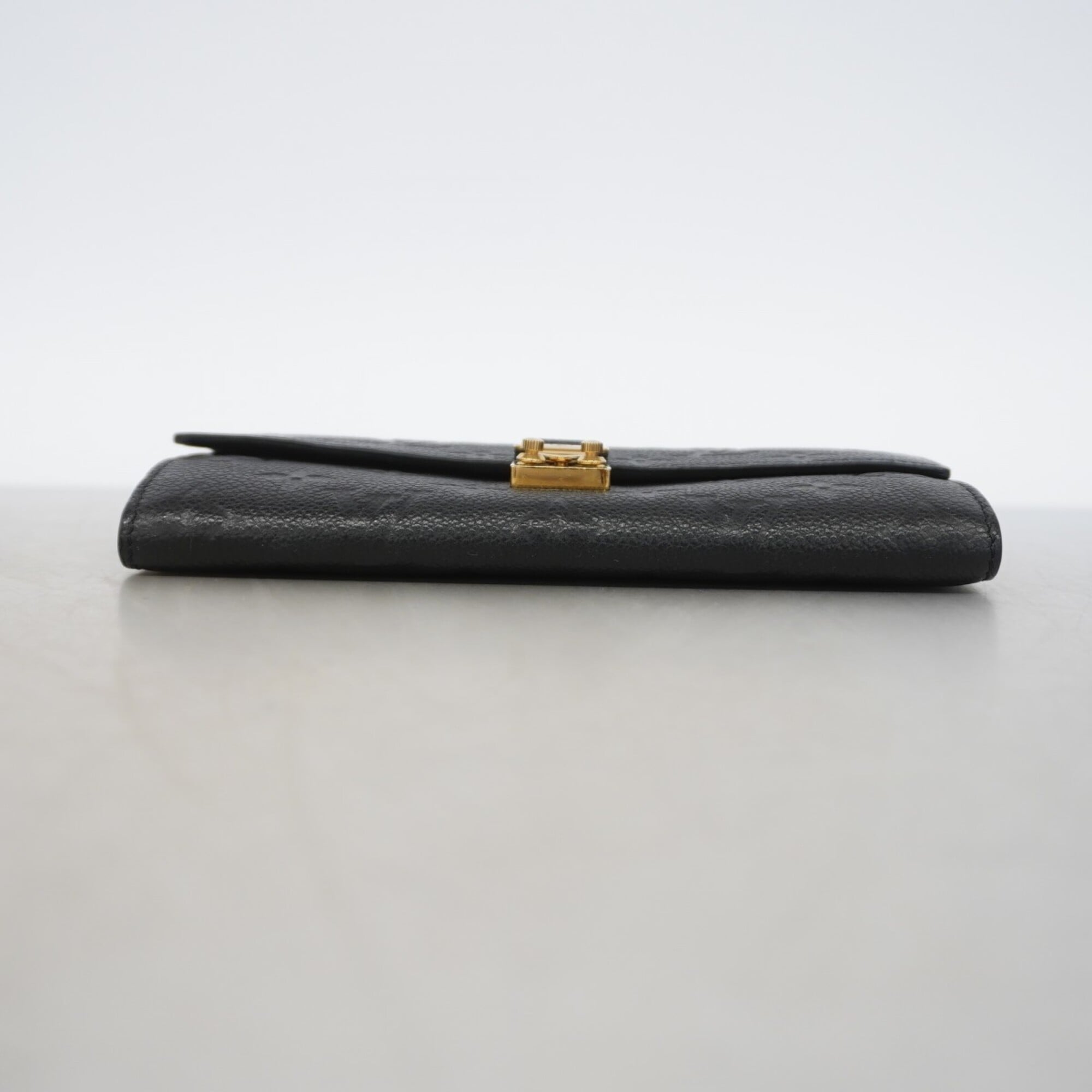 Louis Vuitton Noir Long Wallet (Bi-Fold) (Pre-Owned)
