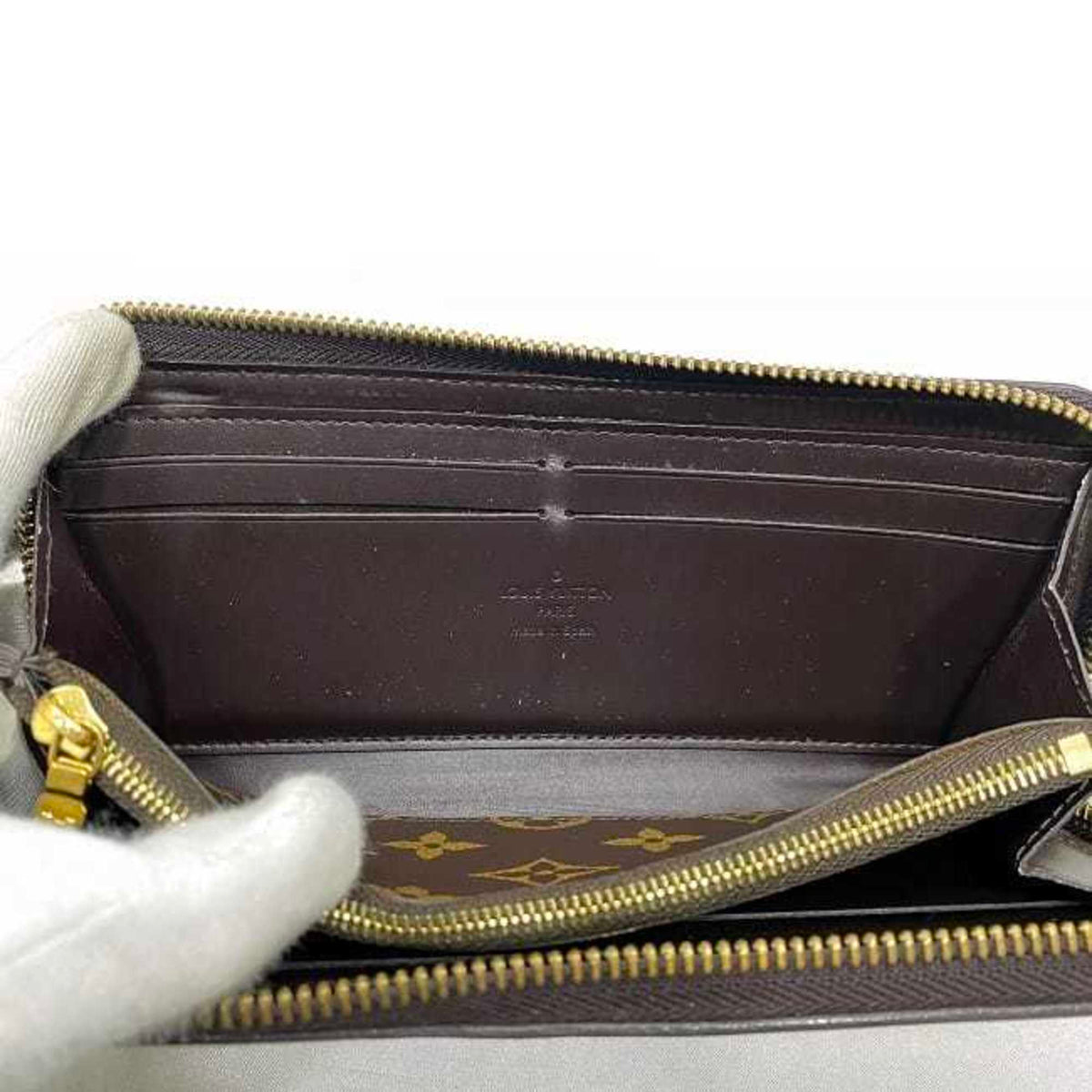 Louis Vuitton Amarante Bordeaux Brown Patent Leather Monogram Canvas Coin Purse/Coin Case (Pre-Owned)